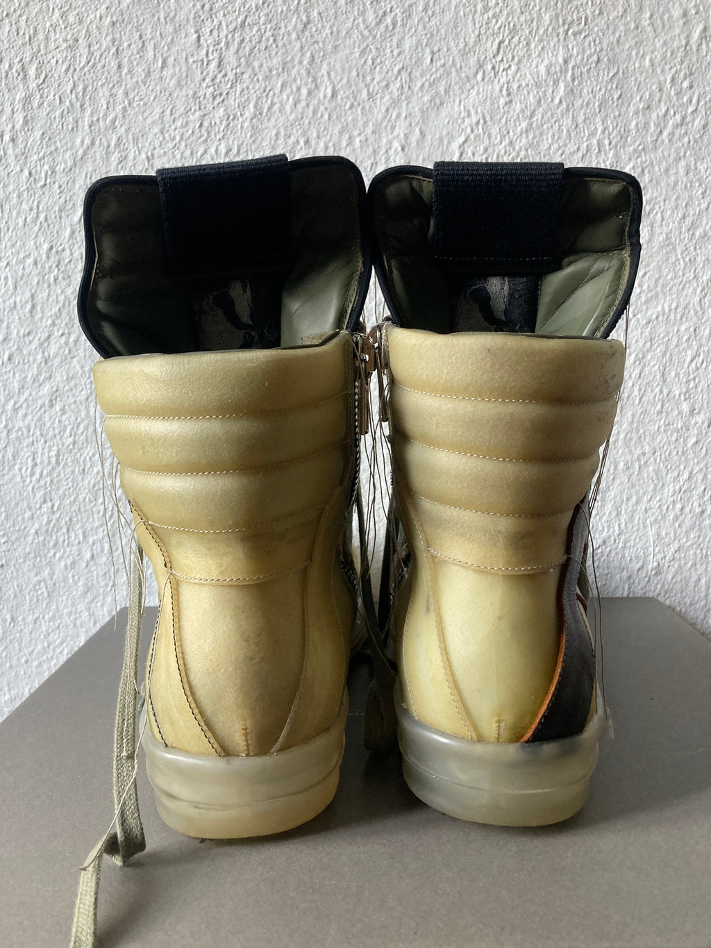 S/S 19 "BABEL" Transparent "Swamp" Geobaskets Rick Owens IT42/US 9