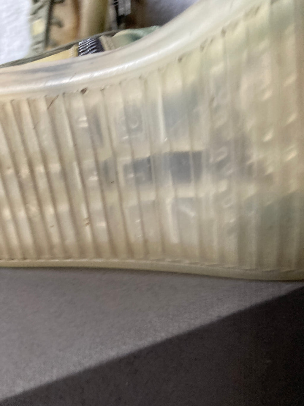 S/S 19 "BABEL" Transparent "Swamp" Geobaskets Rick Owens IT42/US 9