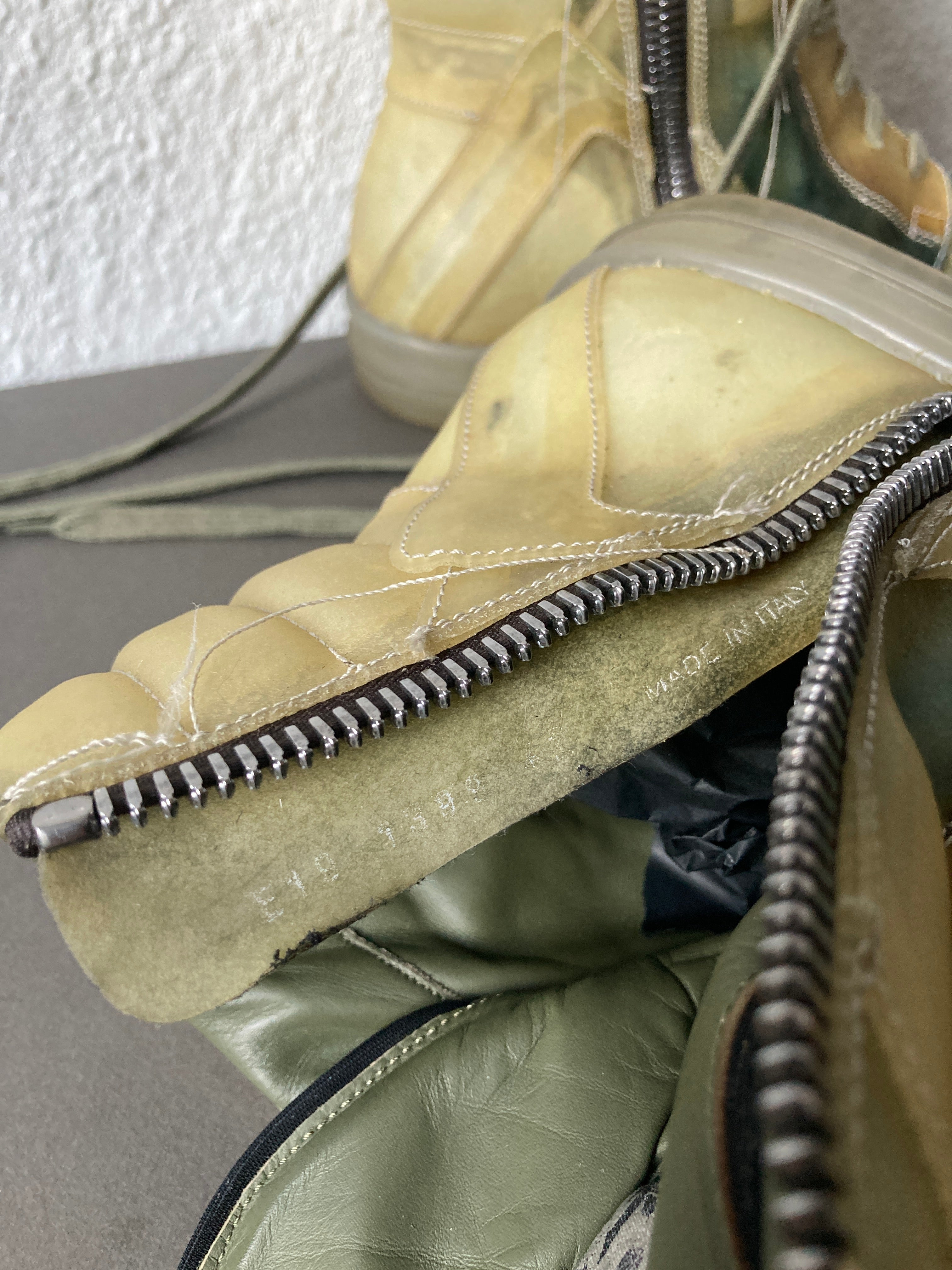 S/S 19 "BABEL" Transparent "Swamp" Geobaskets Rick Owens IT42/US 9