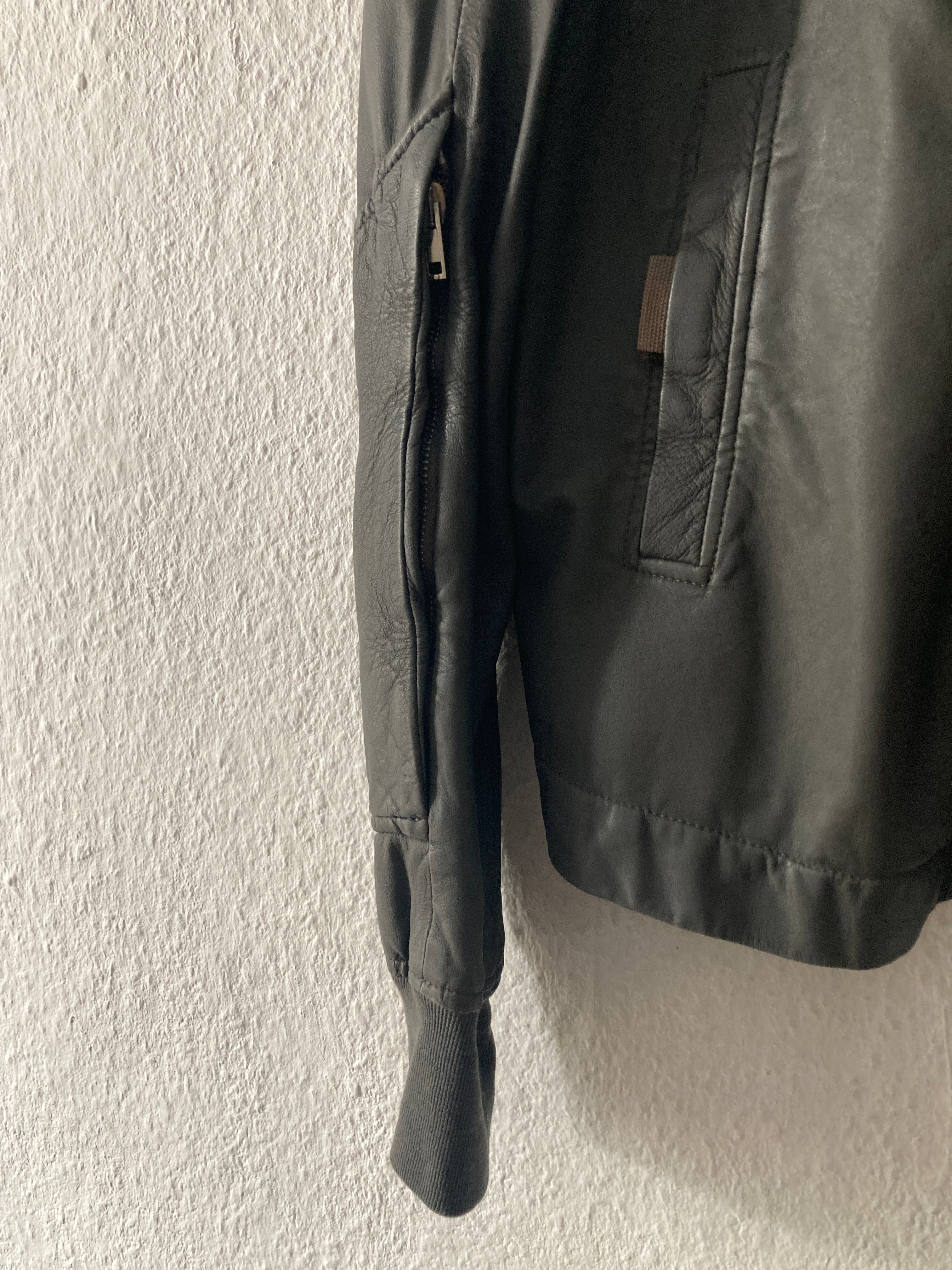 S/S 09 „STRUTTER“ Silky Lamb Leather High-Neck Jacket