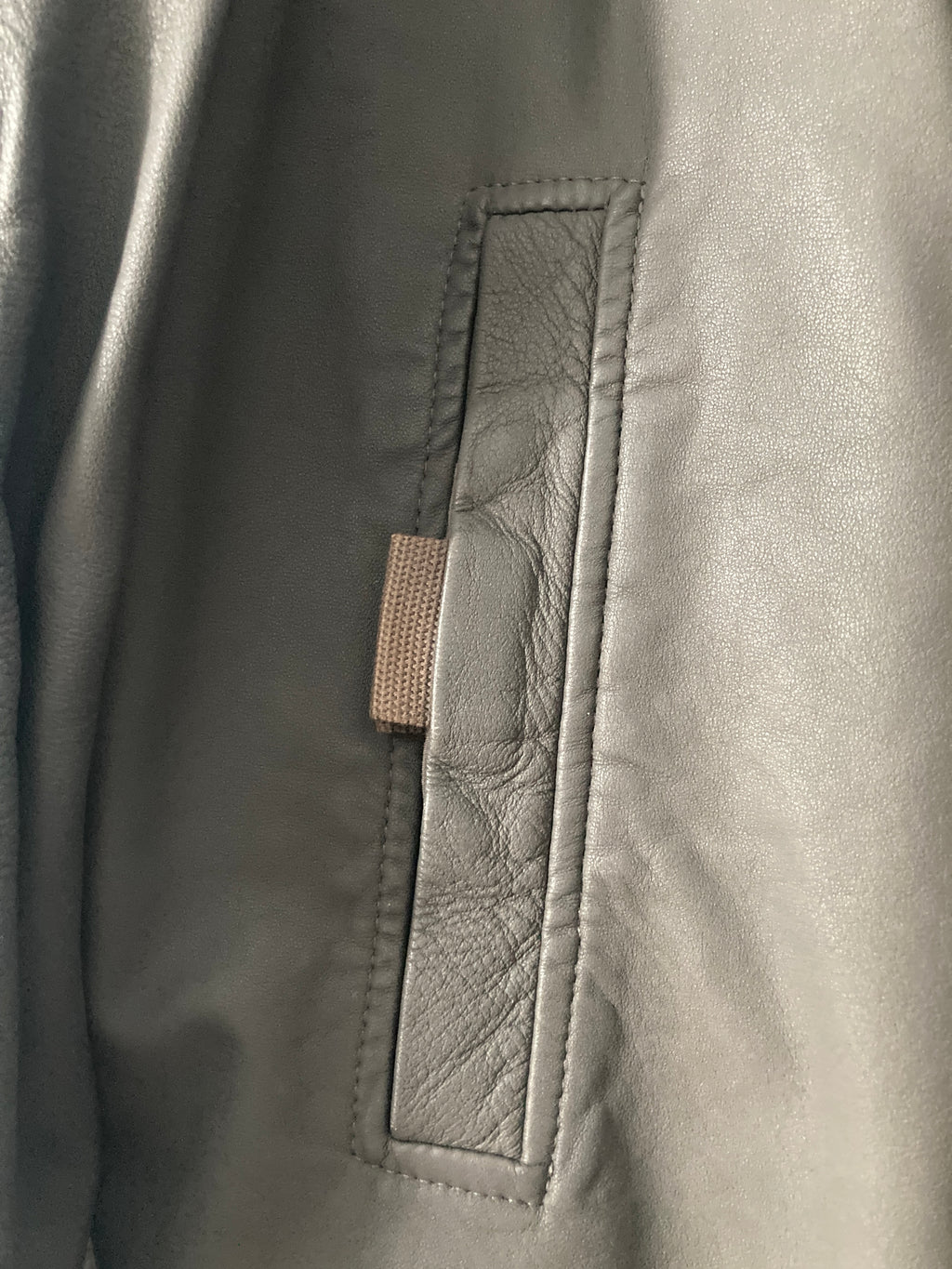 S/S 09 „STRUTTER“ Silky Lamb Leather High-Neck Jacket