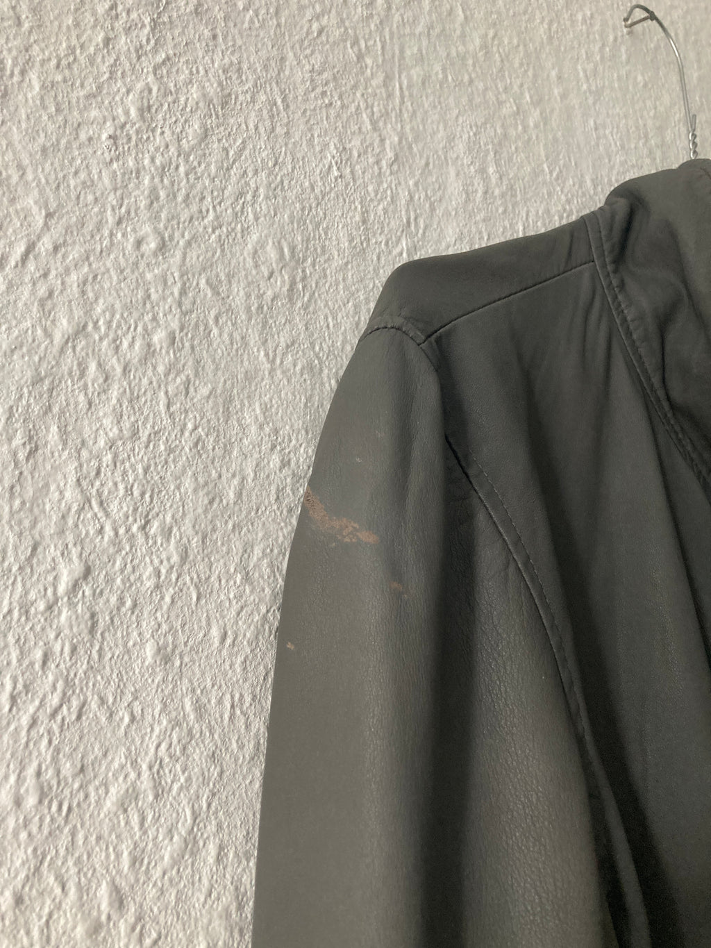 S/S 09 „STRUTTER“ Silky Lamb Leather High-Neck Jacket