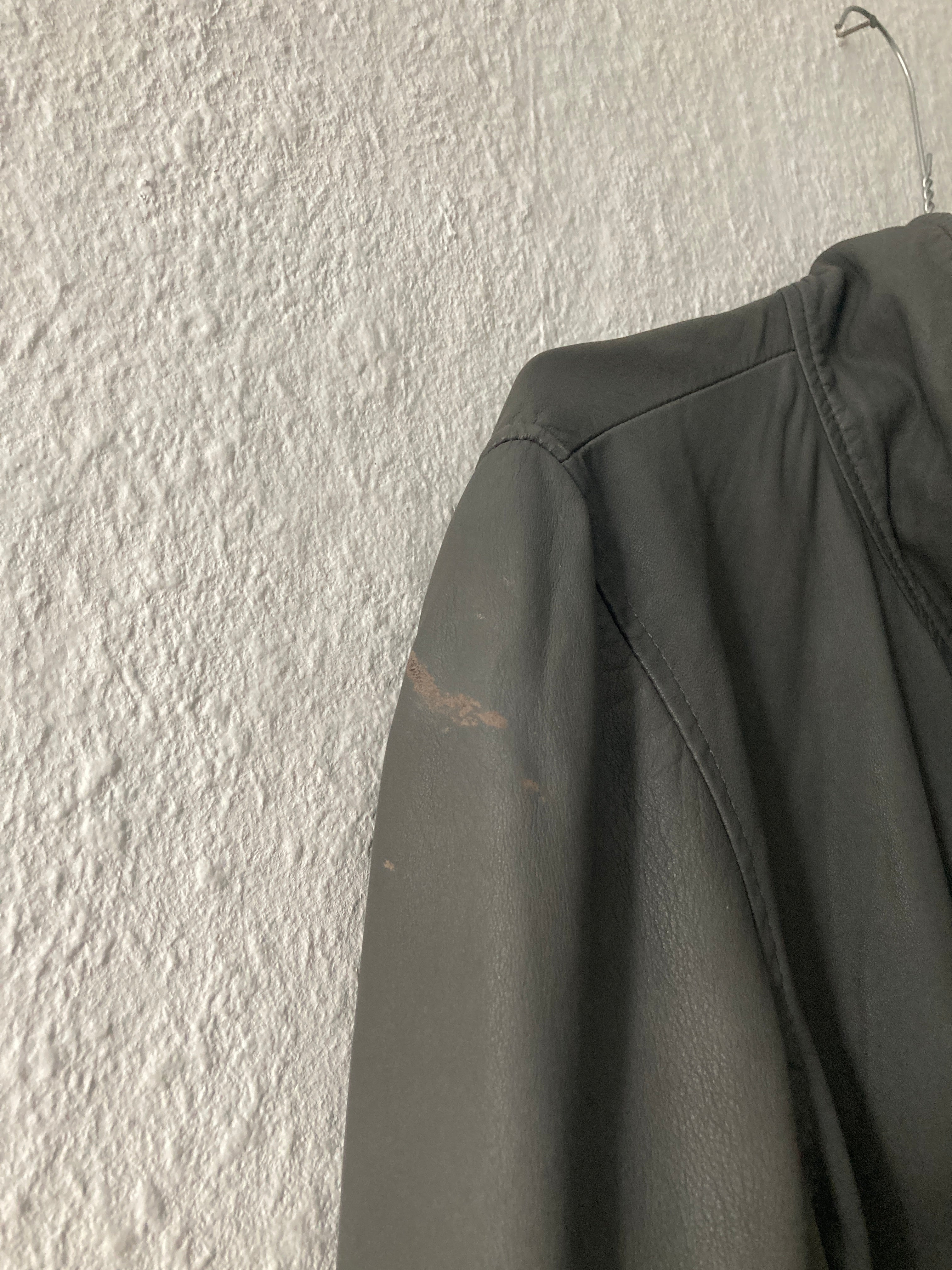 S/S 09 „STRUTTER“ Silky Lamb Leather High-Neck Jacket