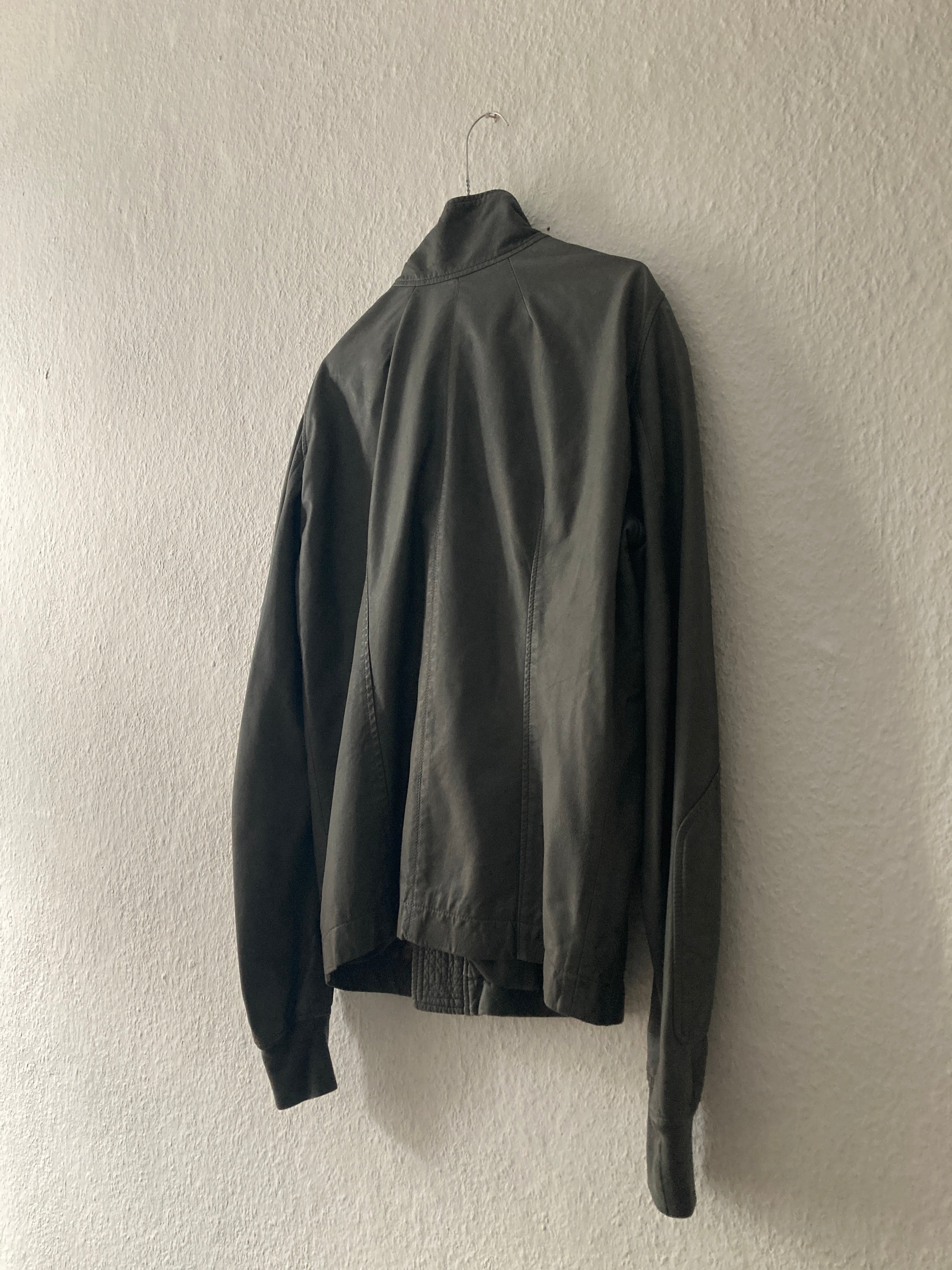 S/S 09 „STRUTTER“ Silky Lamb Leather High-Neck Jacket