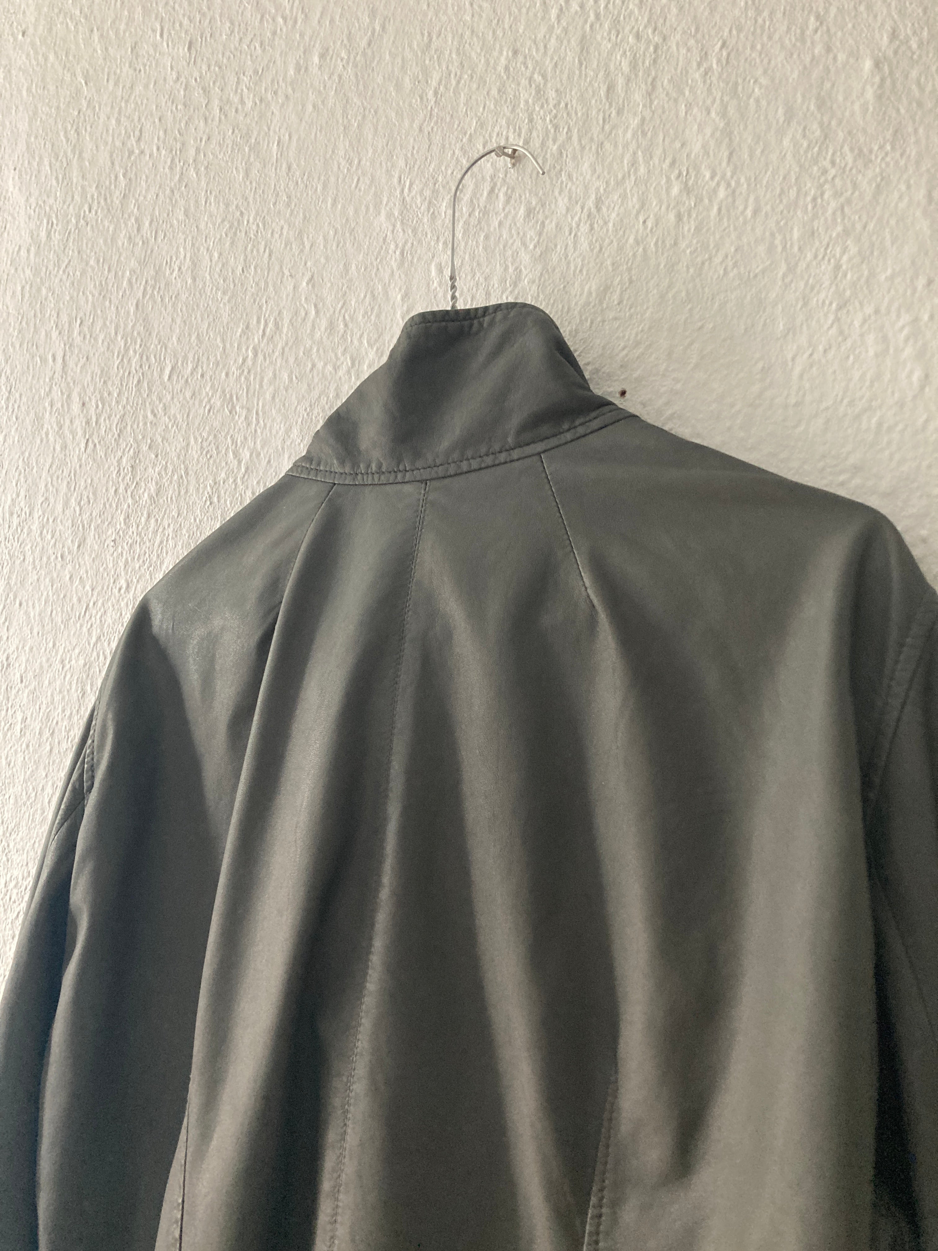 S/S 09 „STRUTTER“ Silky Lamb Leather High-Neck Jacket