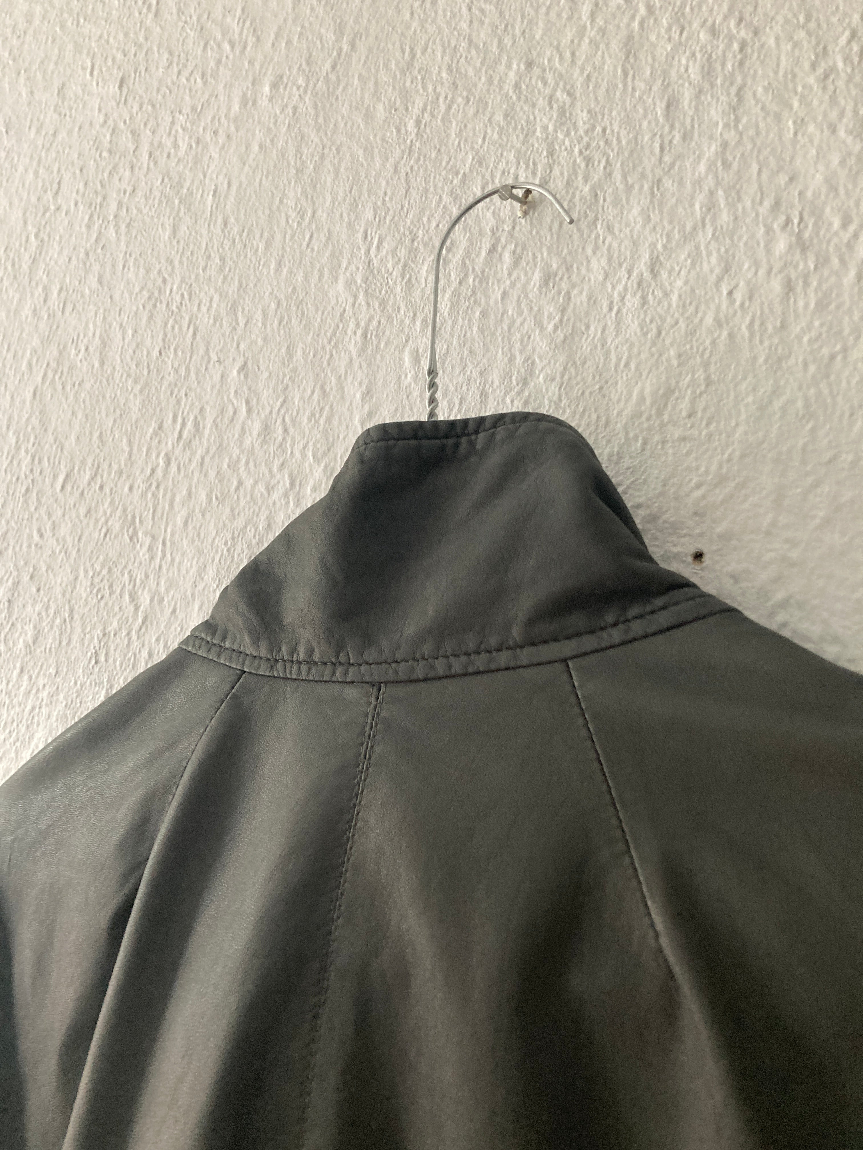 S/S 09 „STRUTTER“ Silky Lamb Leather High-Neck Jacket