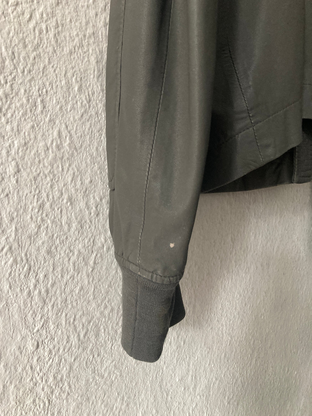 S/S 09 „STRUTTER“ Silky Lamb Leather High-Neck Jacket