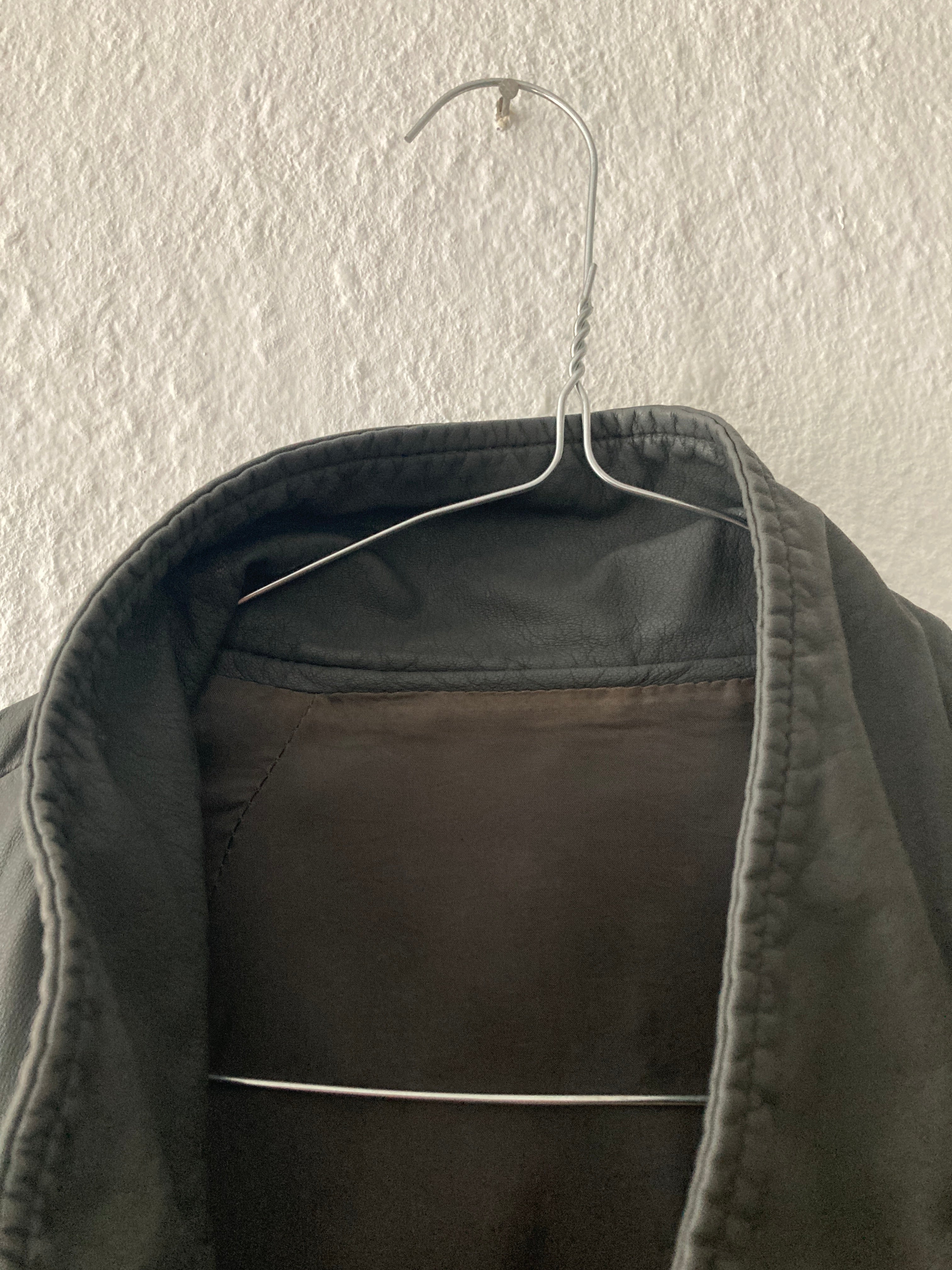 S/S 09 „STRUTTER“ Silky Lamb Leather High-Neck Jacket