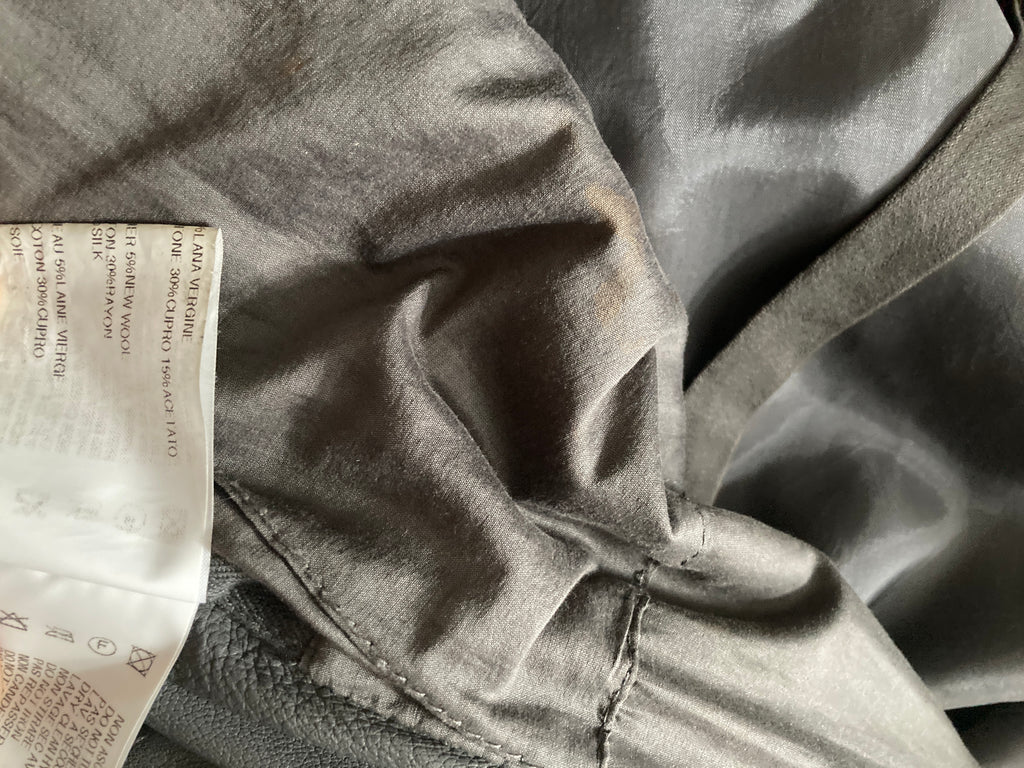 S/S 09 „STRUTTER“ Silky Lamb Leather High-Neck Jacket