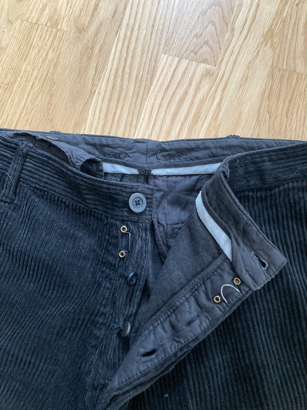 F/W 03 „TRUCKER“ Mainline Corduroy Pants Rick Owens L