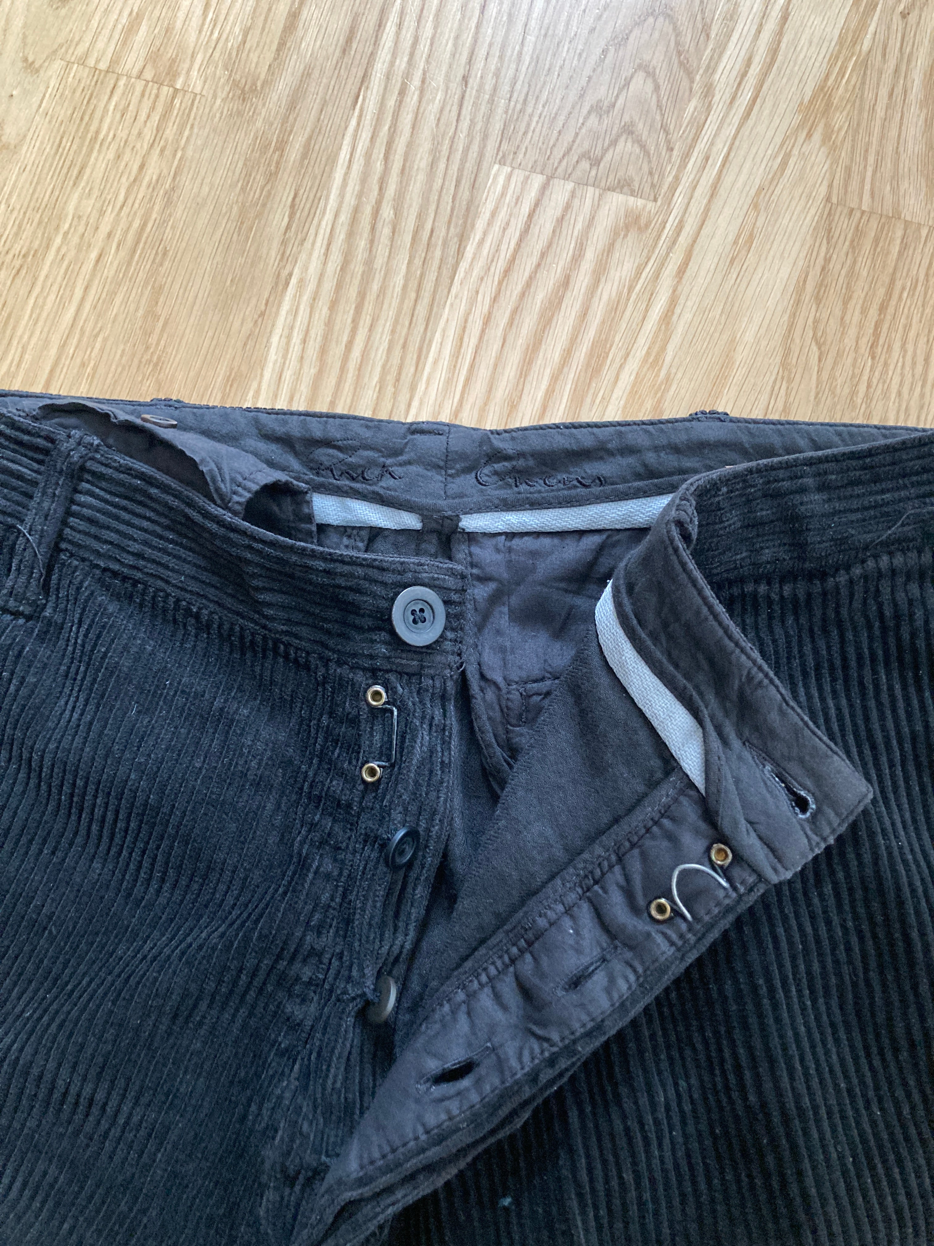 F/W 03 „TRUCKER“ Mainline Corduroy Pants Rick Owens L