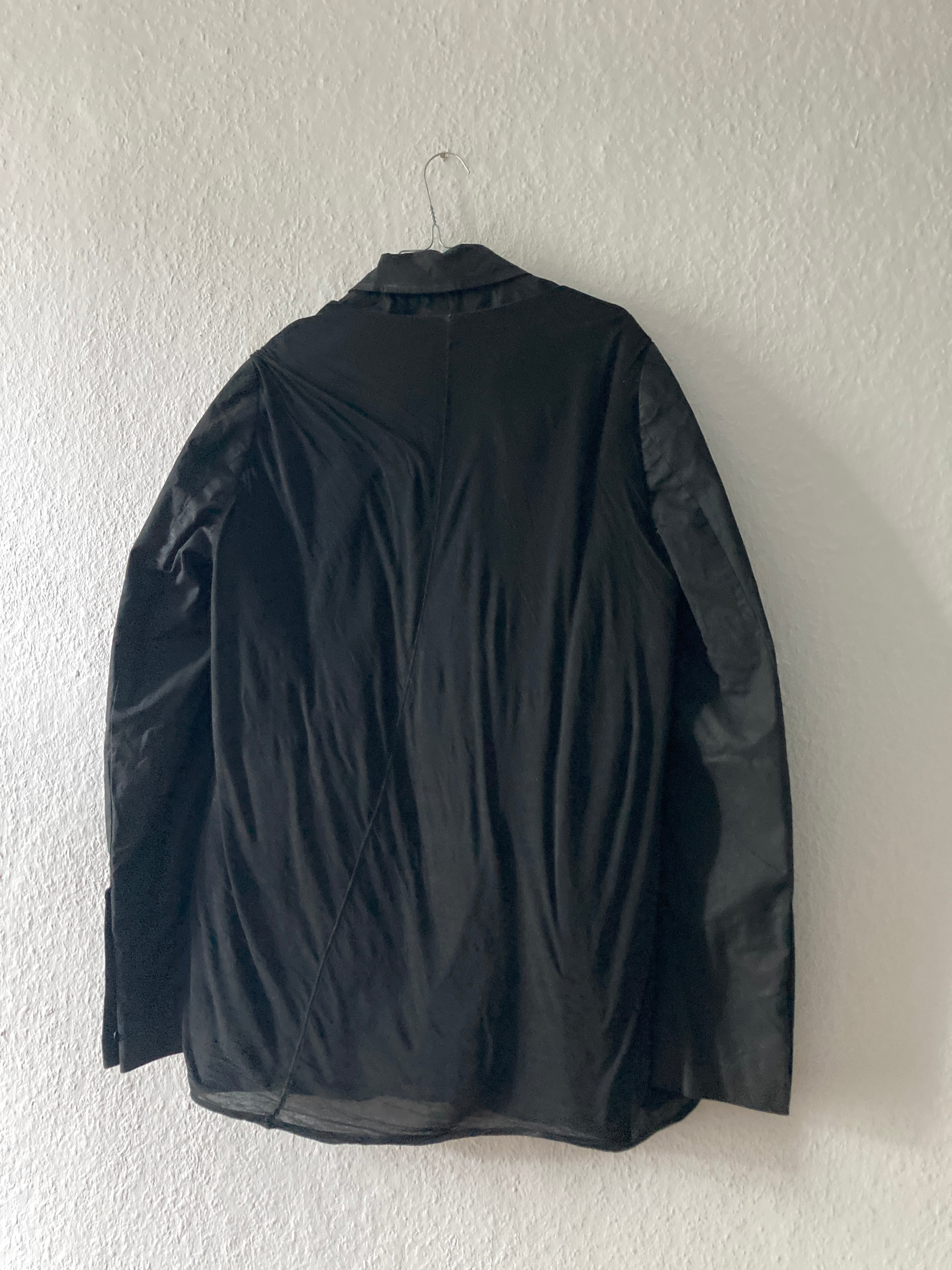 S/S 14 "VICIOUS" Black Mineral Hustler Jacket Rick Owens XL
