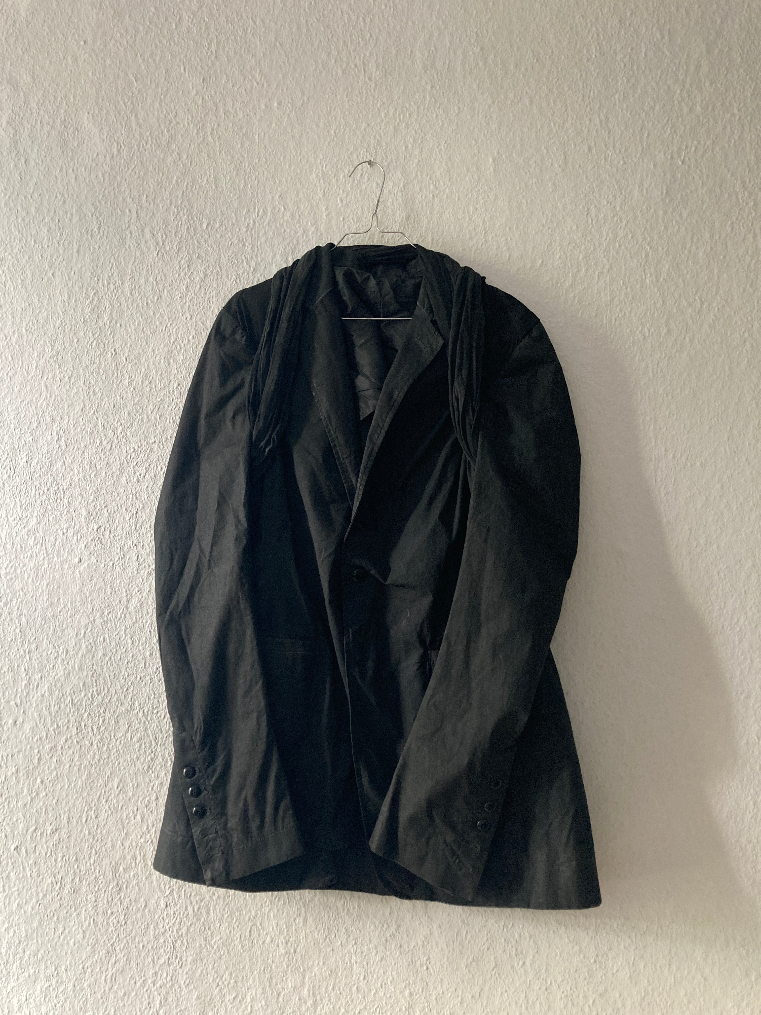 S/S 14 "VICIOUS" Black Mineral Hustler Jacket Rick Owens XL