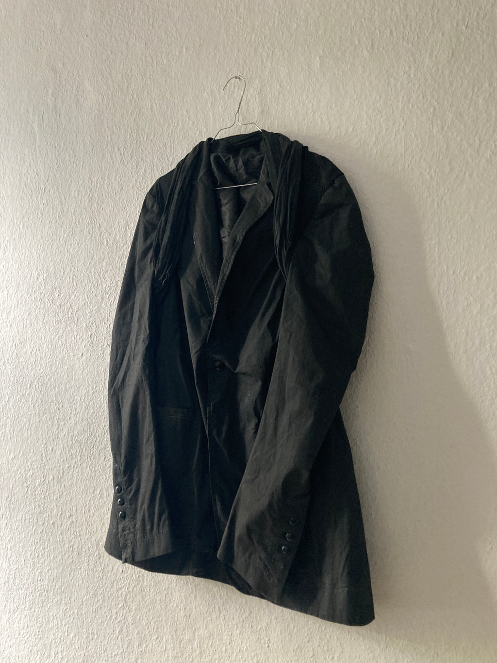 S/S 14 "VICIOUS" Black Mineral Hustler Jacket Rick Owens XL