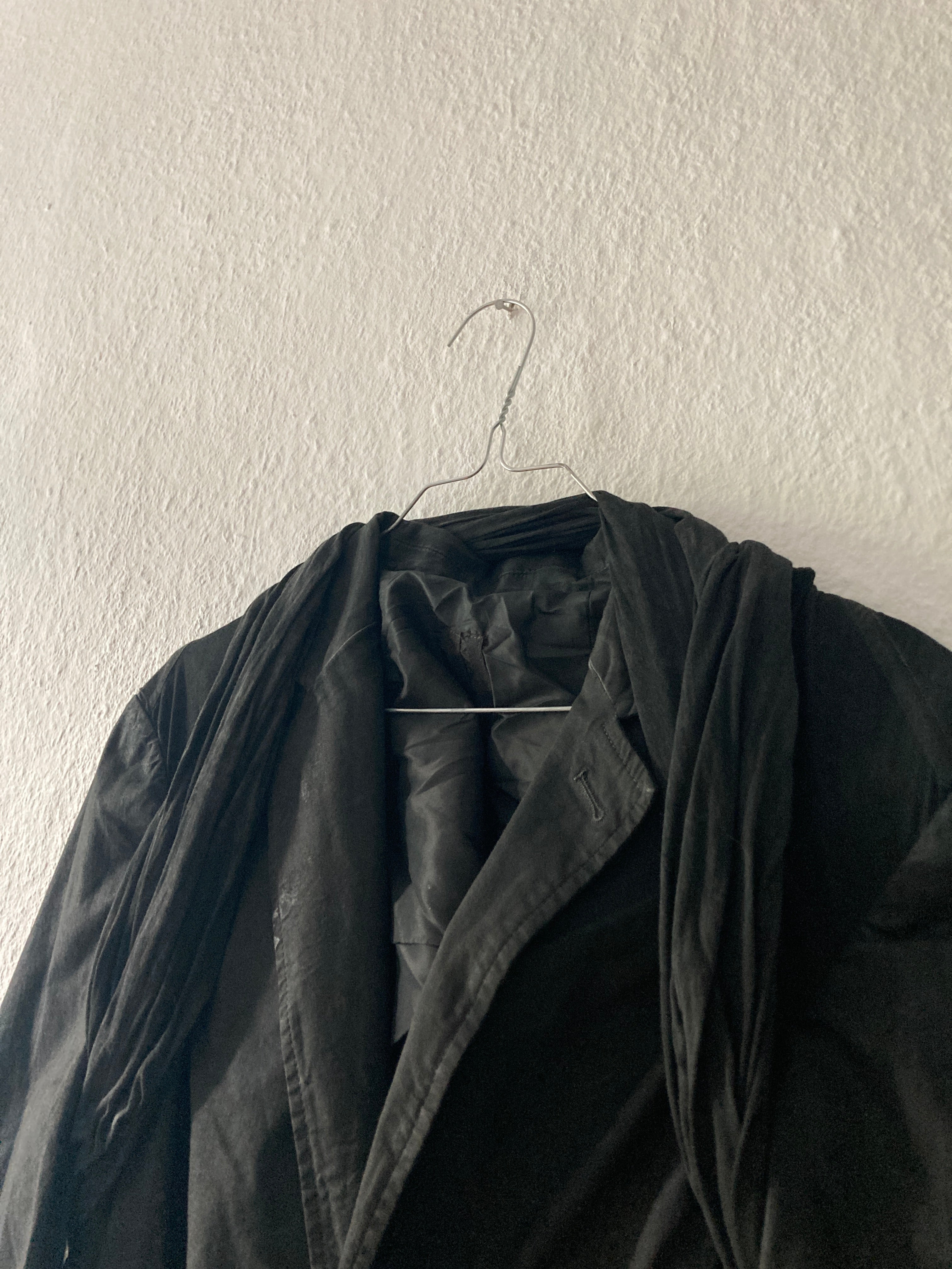 S/S 14 "VICIOUS" Black Mineral Hustler Jacket Rick Owens XL