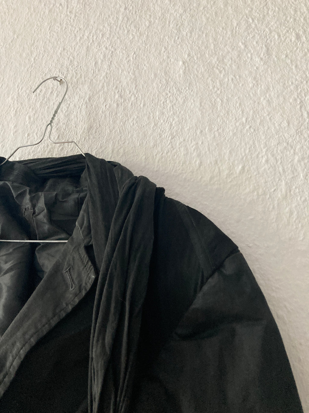S/S 14 "VICIOUS" Black Mineral Hustler Jacket Rick Owens XL