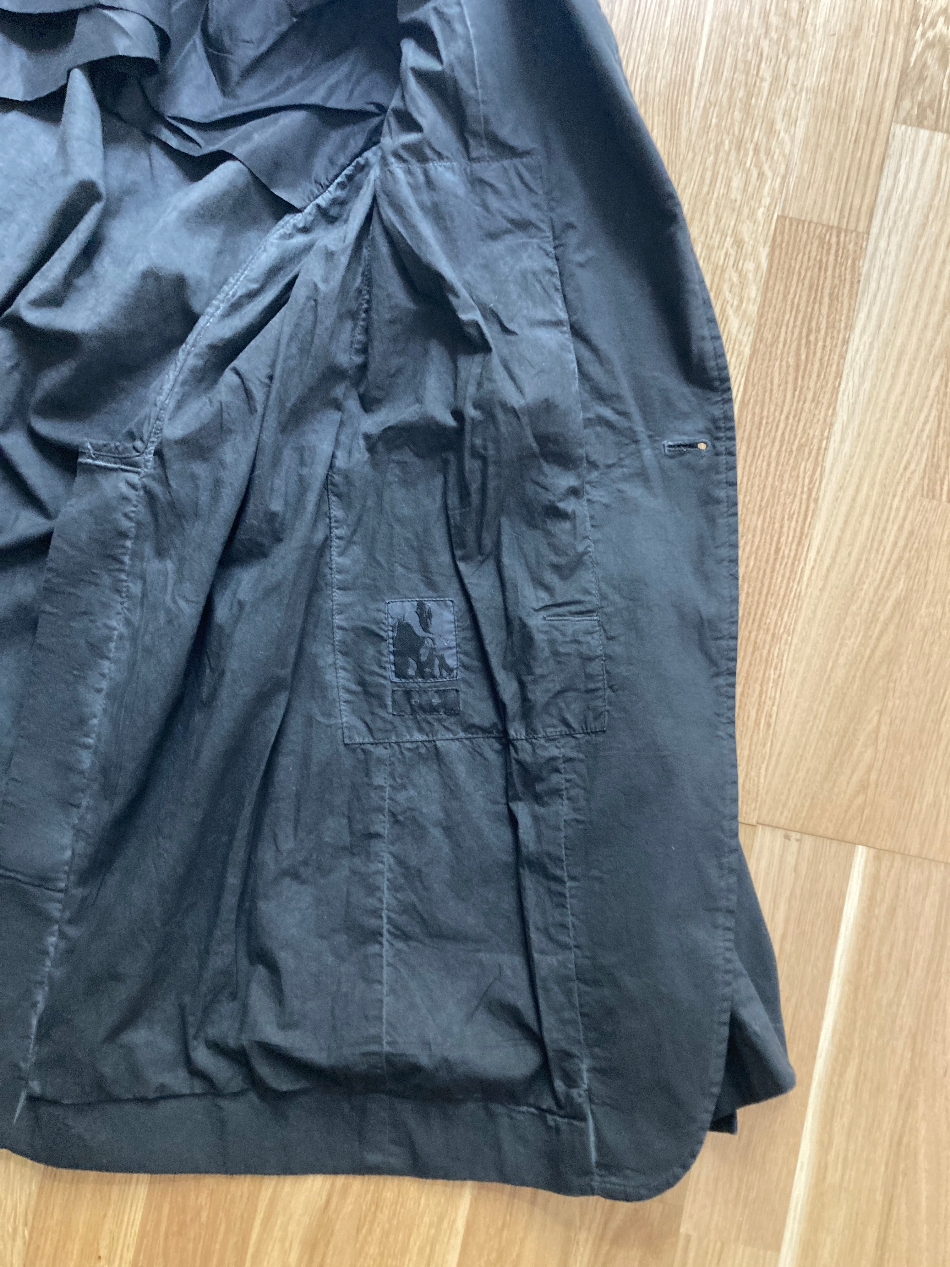 S/S 14 "VICIOUS" Black Mineral Hustler Jacket Rick Owens XL