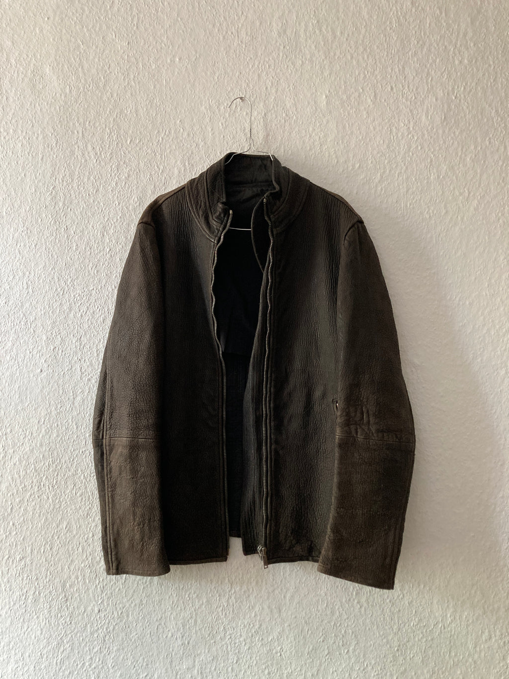 F/W 05 "MOOG" Heavy Lamb Leather Biker Jacket