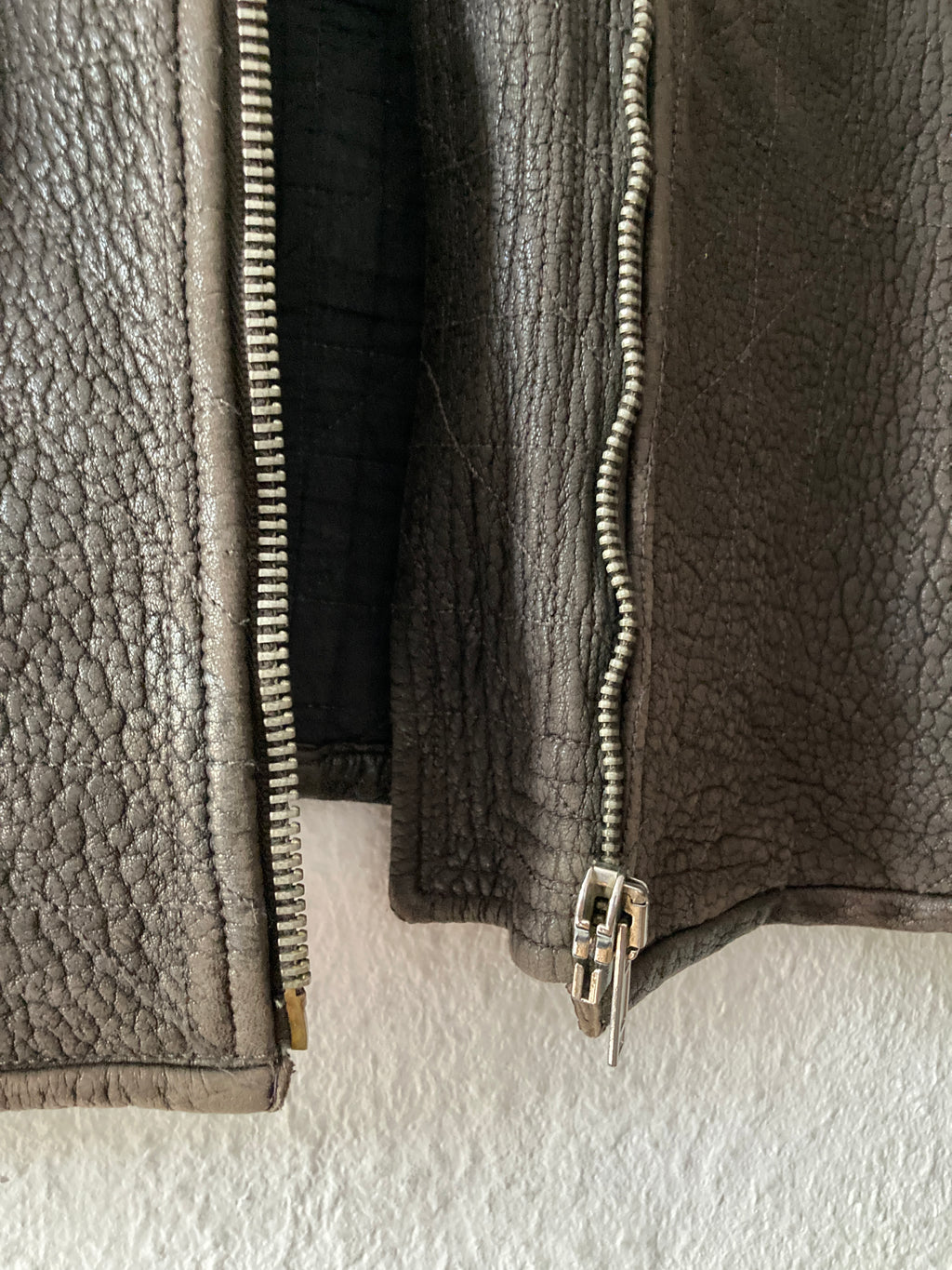 F/W 05 "MOOG" Heavy Lamb Leather Biker Jacket