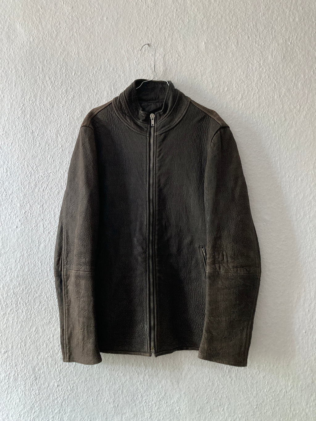 F/W 05 "MOOG" Heavy Lamb Leather Biker Jacket