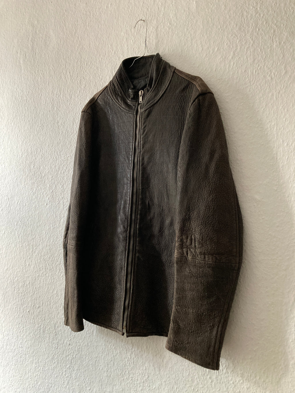 F/W 05 "MOOG" Heavy Lamb Leather Biker Jacket