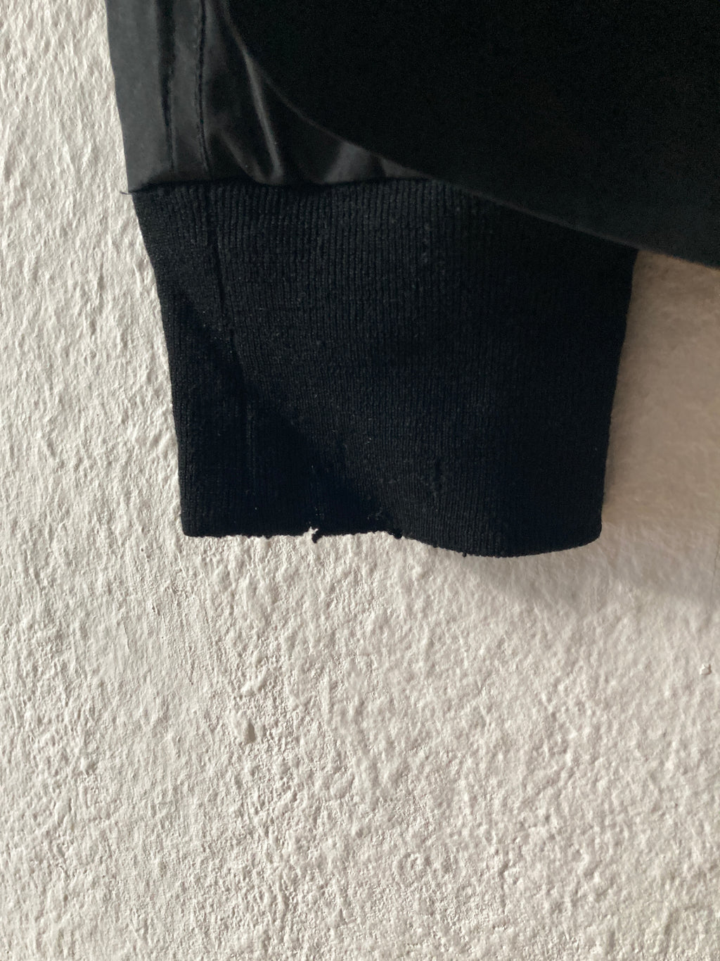 S/S 09 "STRUTTER" Layered Polyester Mollino Jacket w. Lamb Leather Patches