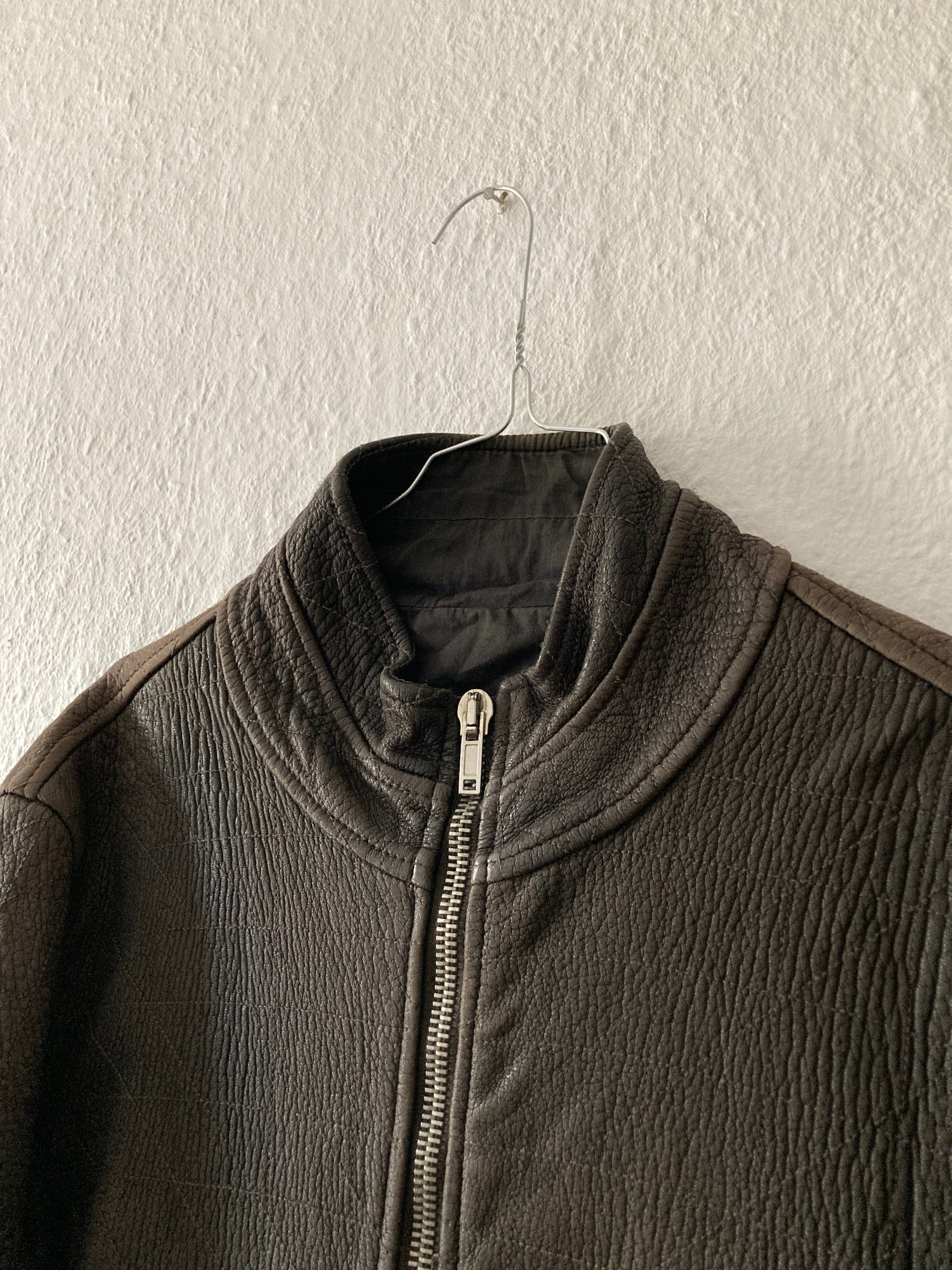 F/W 05 "MOOG" Heavy Lamb Leather Biker Jacket