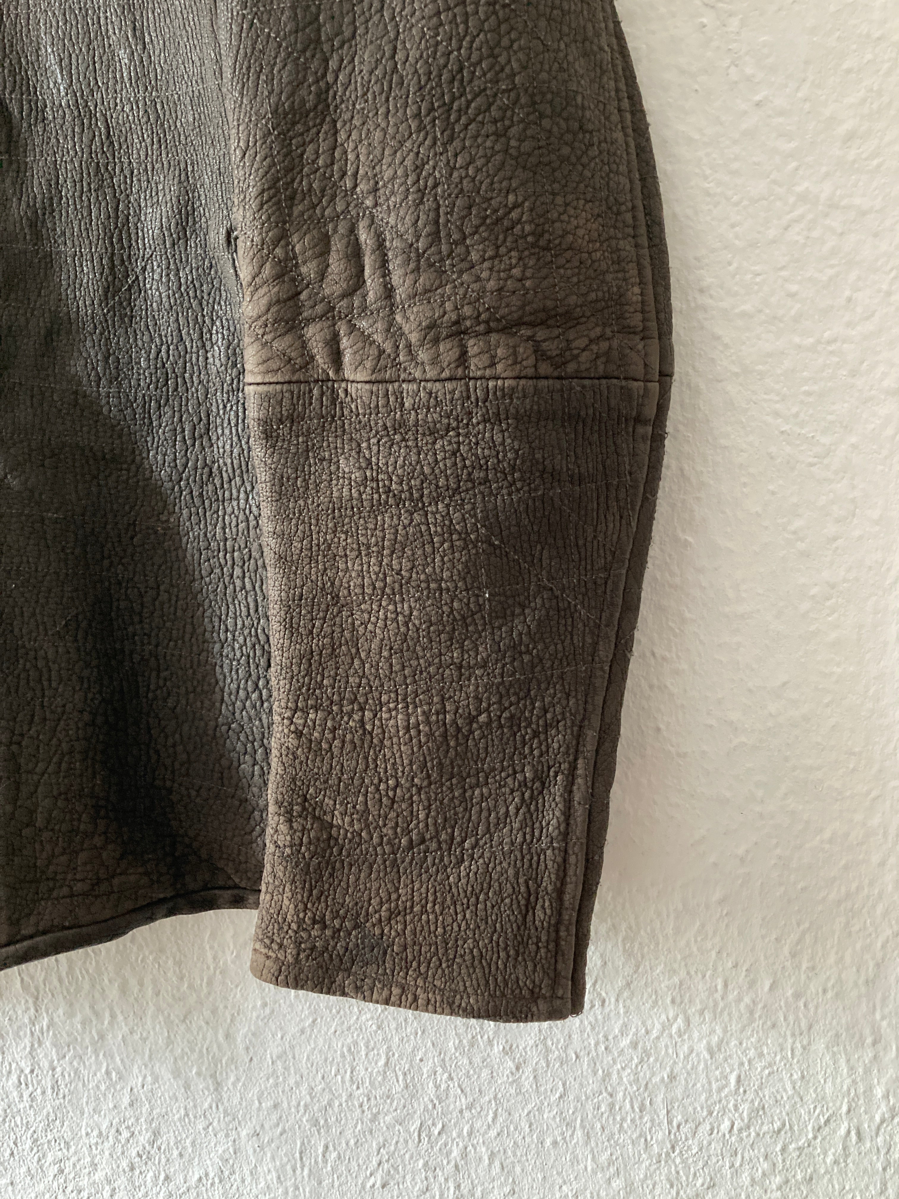 F/W 05 "MOOG" Heavy Lamb Leather Biker Jacket