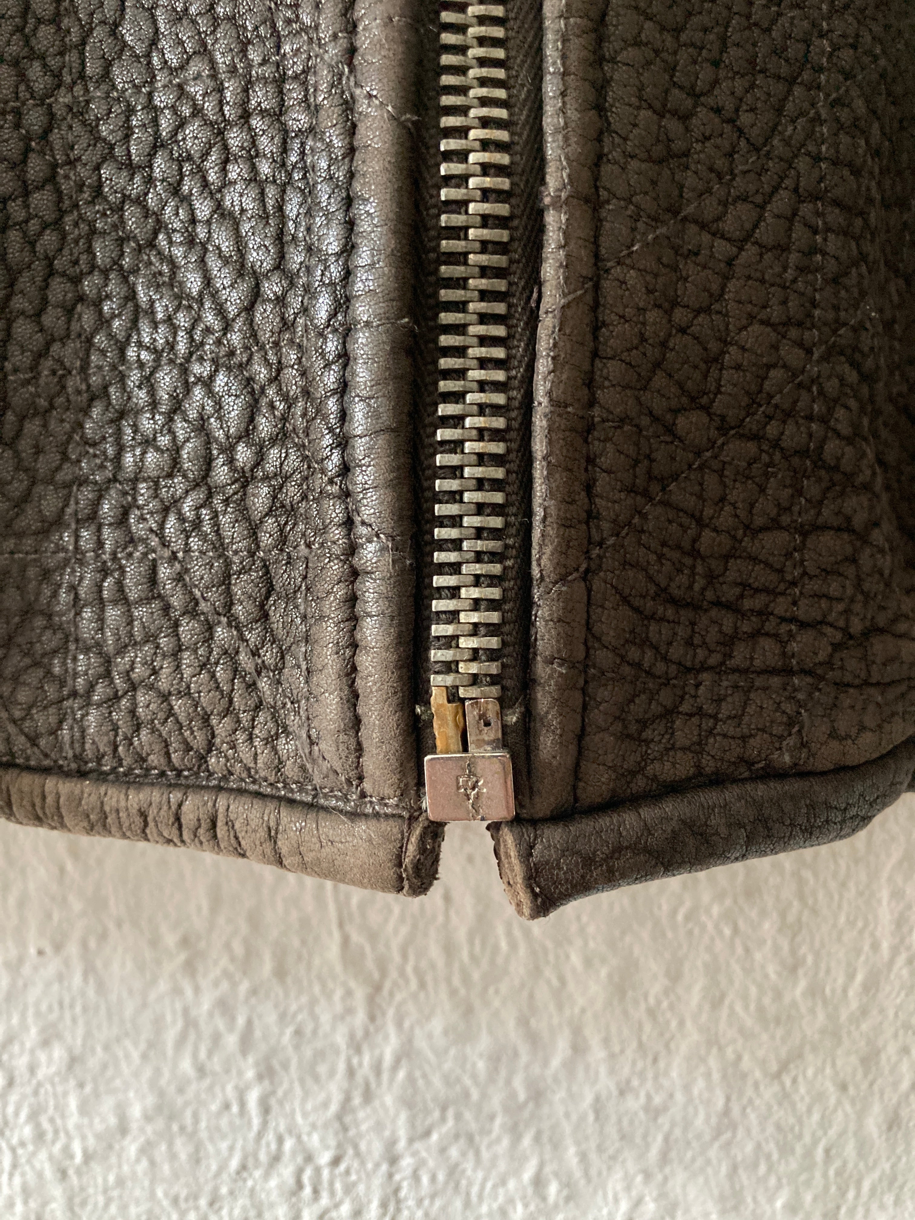 F/W 05 "MOOG" Heavy Lamb Leather Biker Jacket