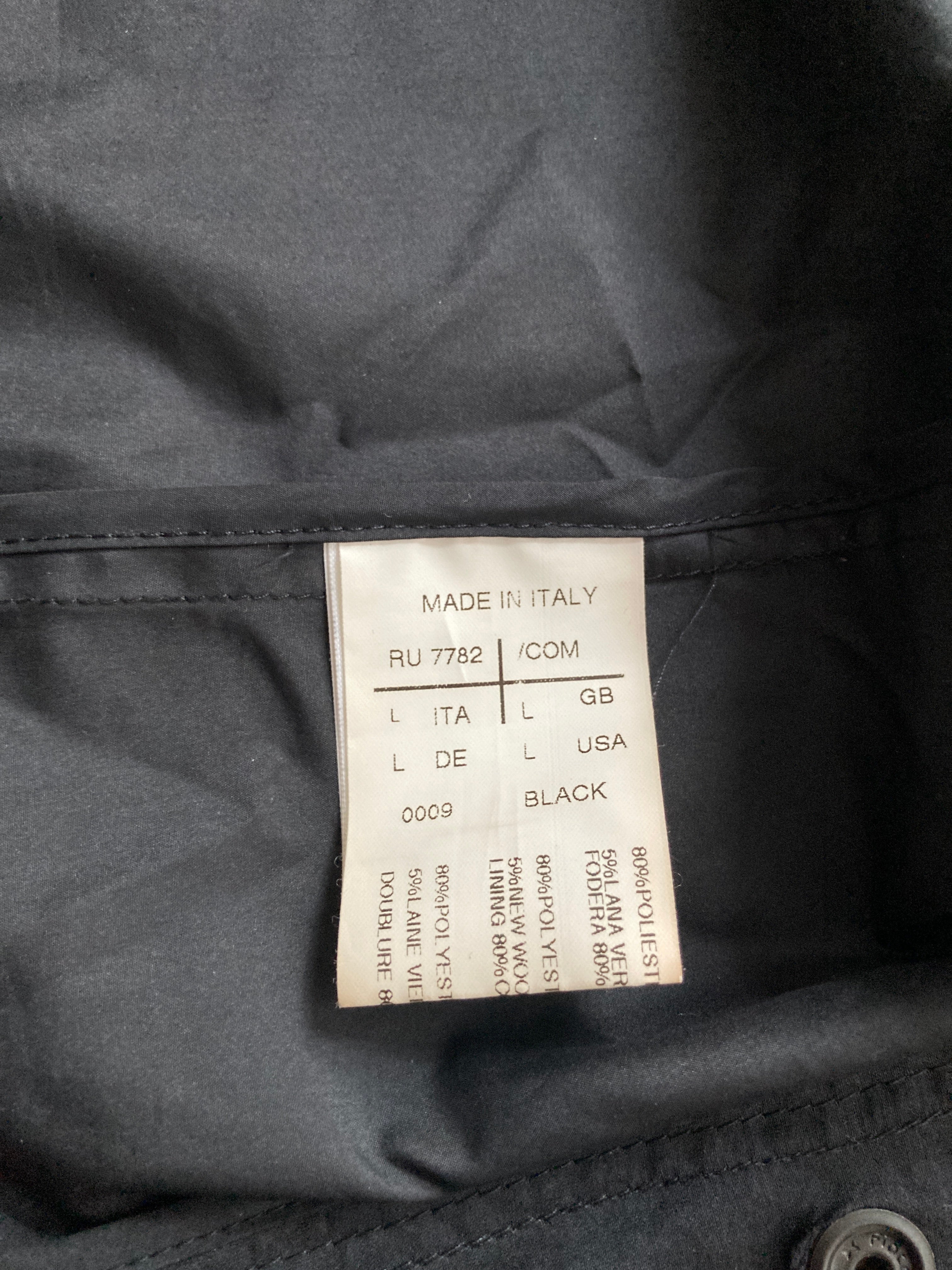 S/S 09 "STRUTTER" Layered Polyester Mollino Jacket w. Lamb Leather Patches