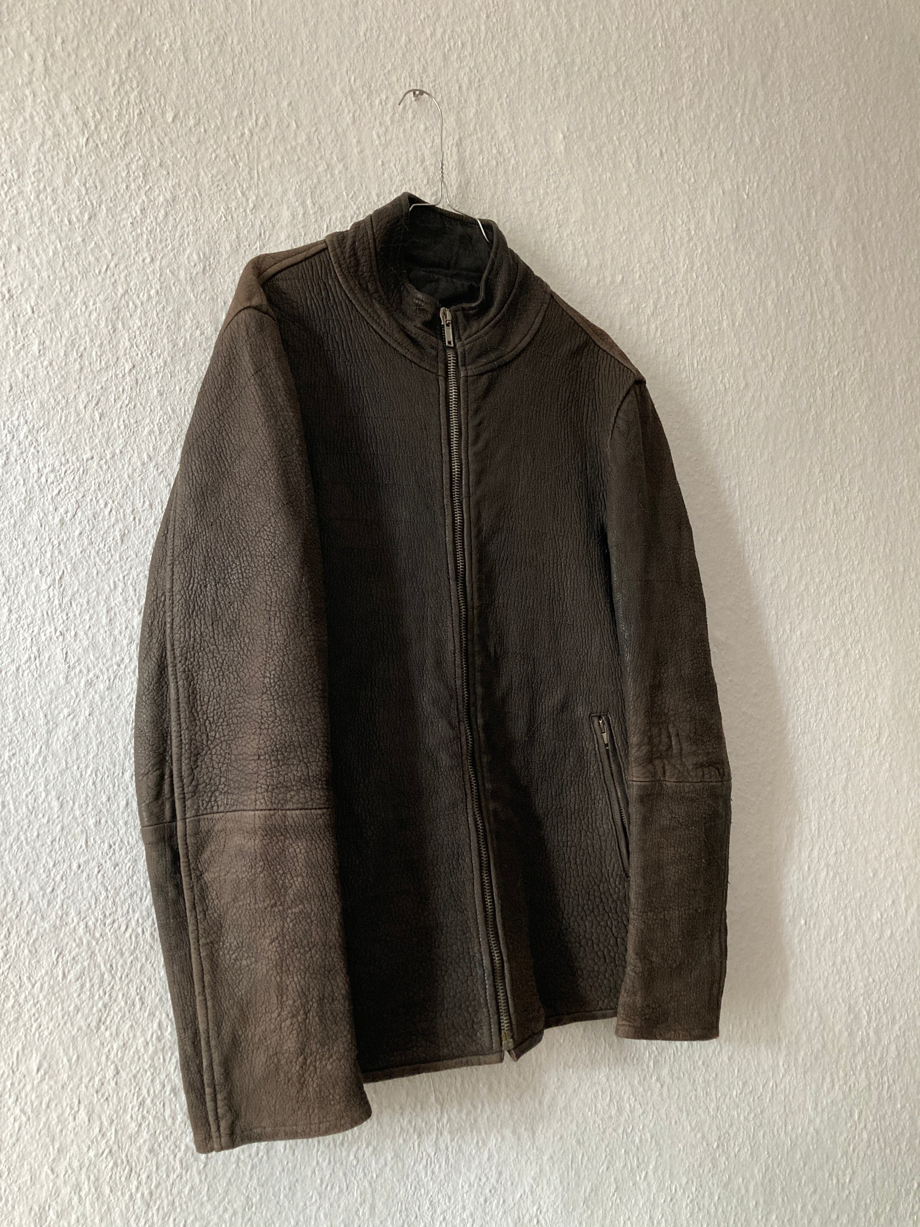 F/W 05 "MOOG" Heavy Lamb Leather Biker Jacket