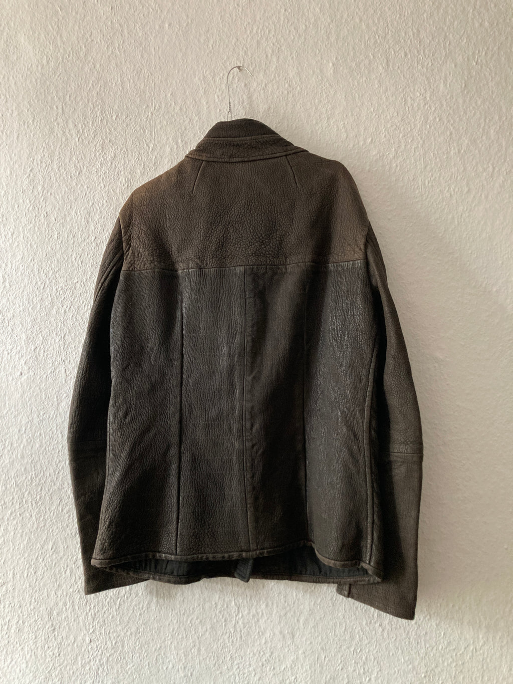 F/W 05 "MOOG" Heavy Lamb Leather Biker Jacket