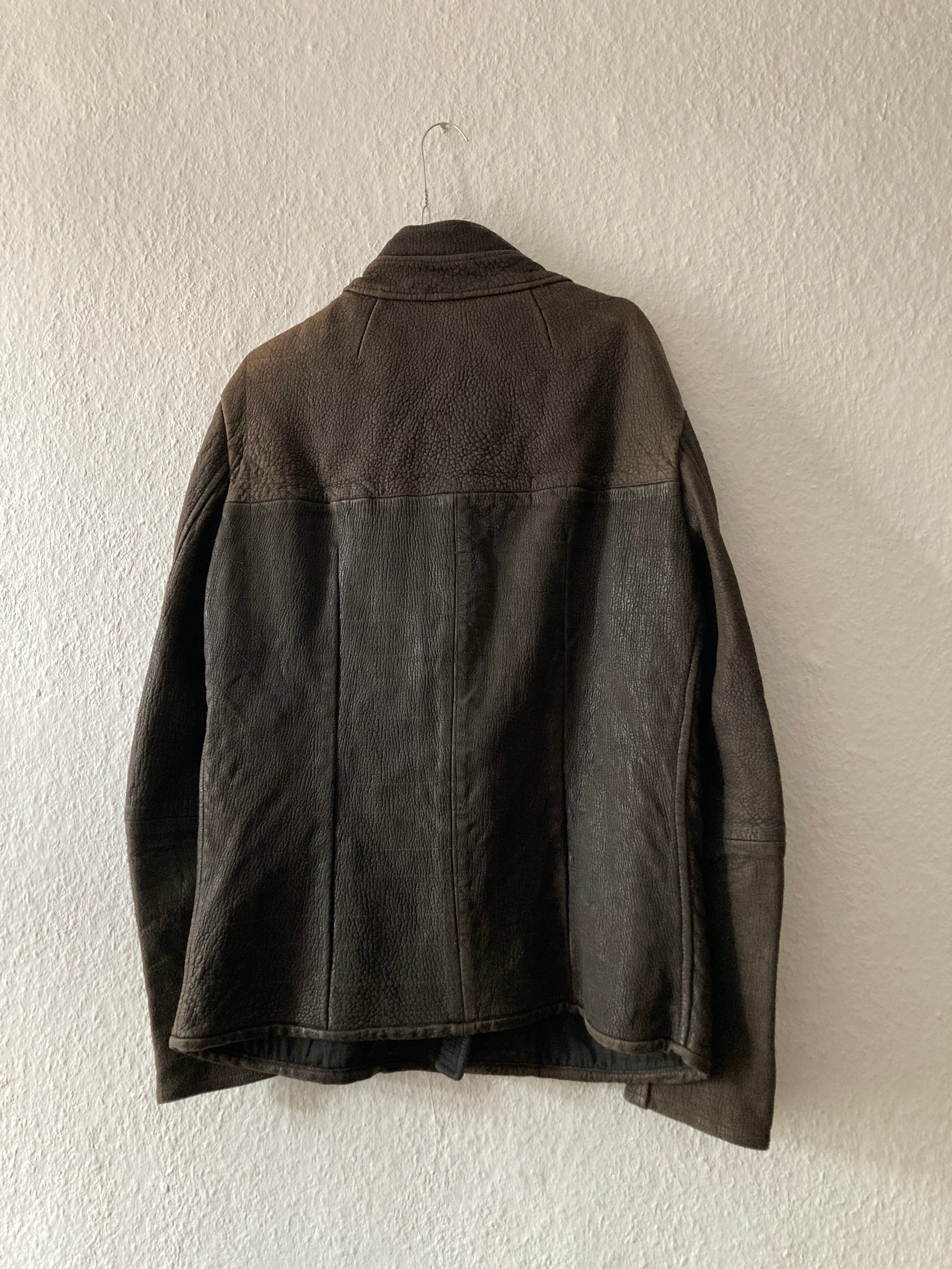 F/W 05 "MOOG" Heavy Lamb Leather Biker Jacket