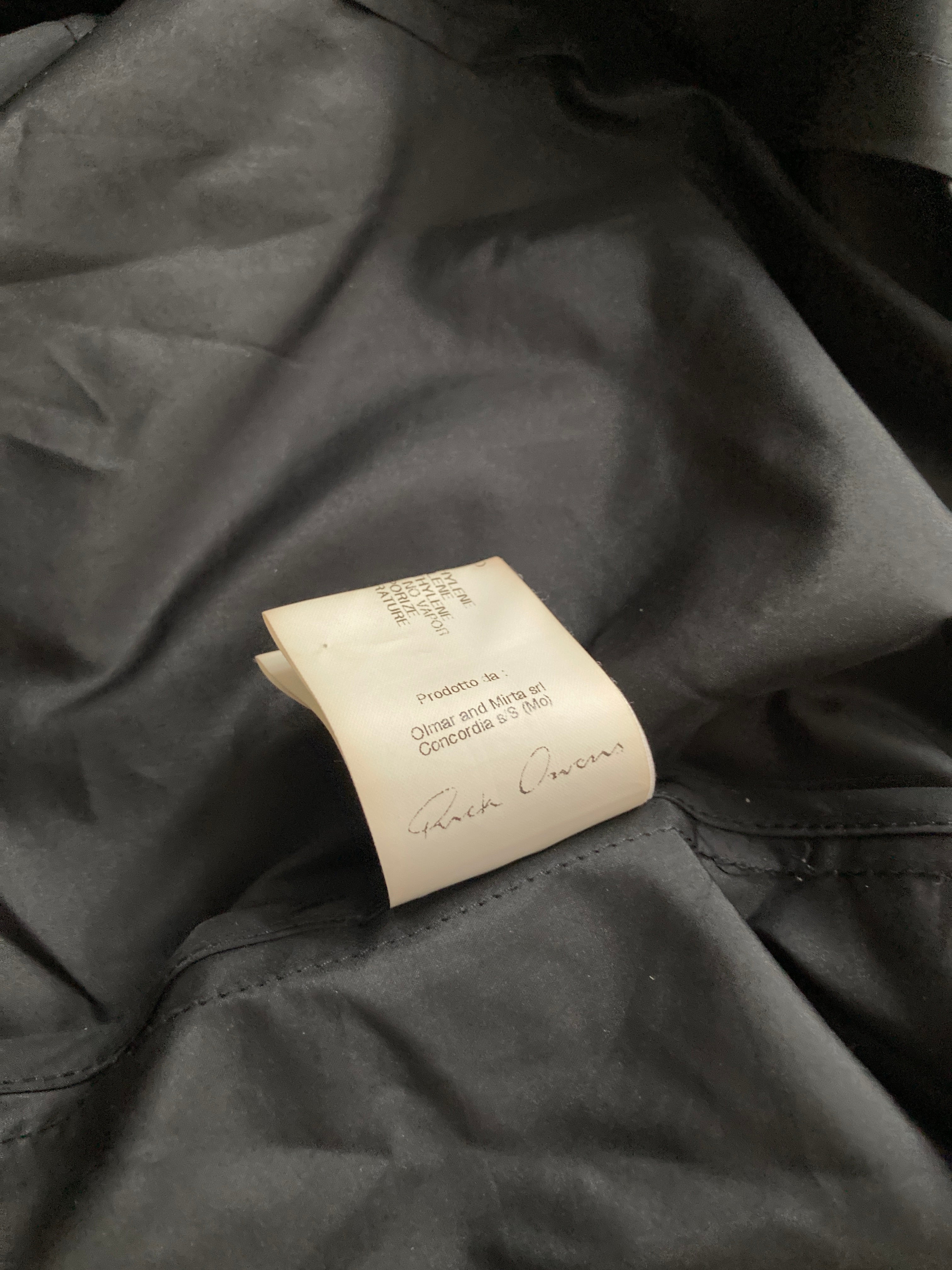 S/S 09 "STRUTTER" Layered Polyester Mollino Jacket w. Lamb Leather Patches