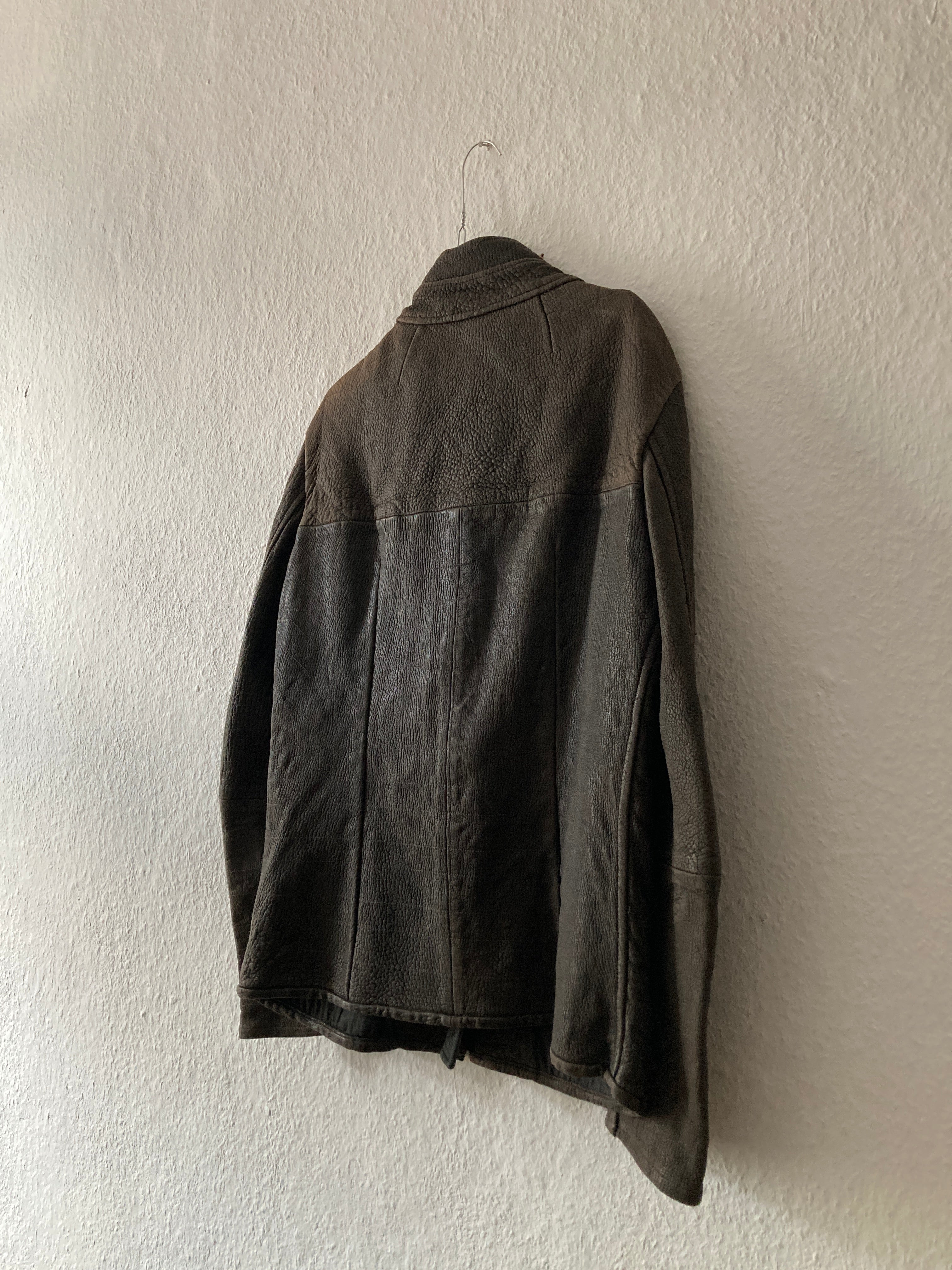 F/W 05 "MOOG" Heavy Lamb Leather Biker Jacket