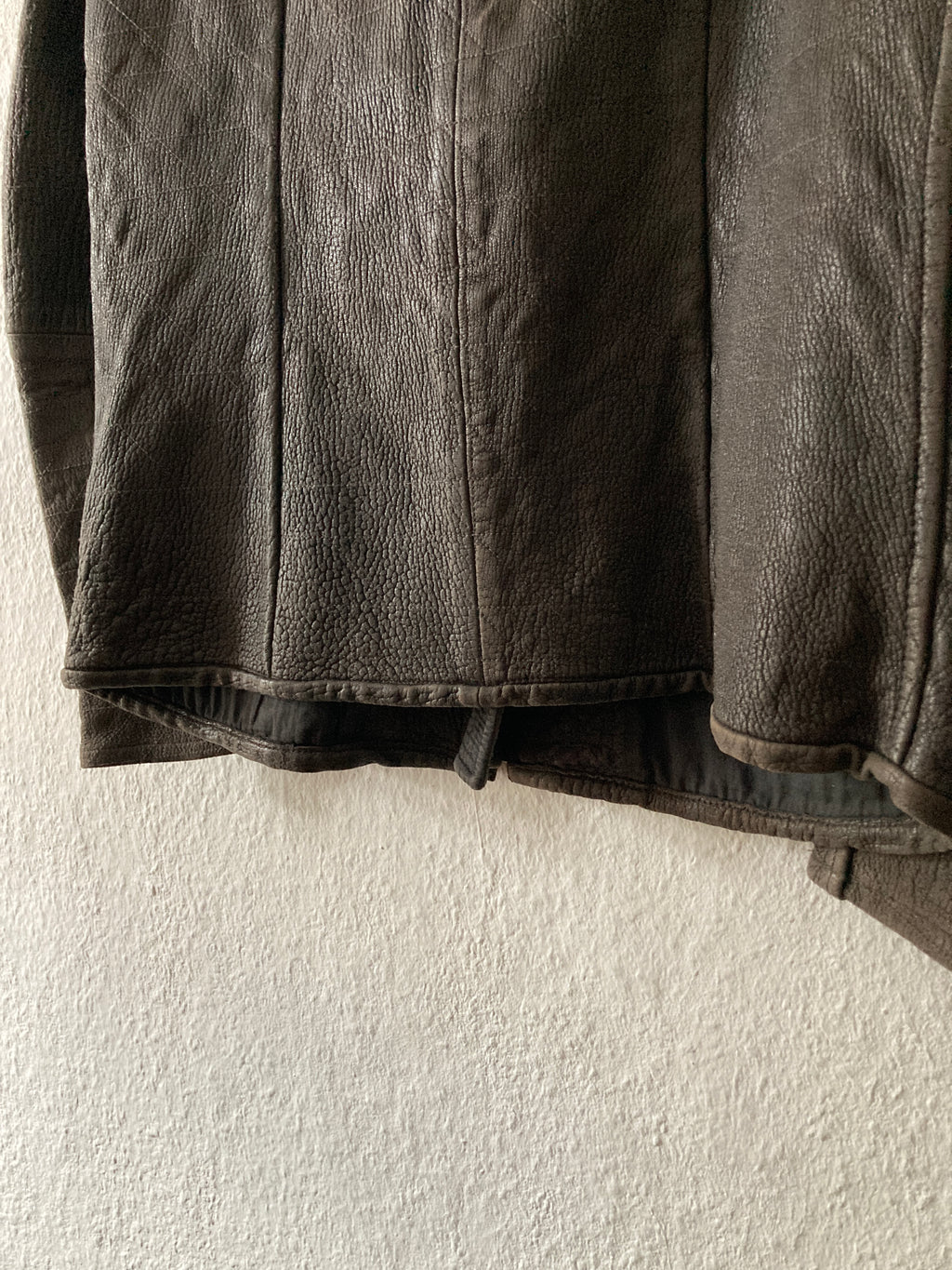 F/W 05 "MOOG" Heavy Lamb Leather Biker Jacket