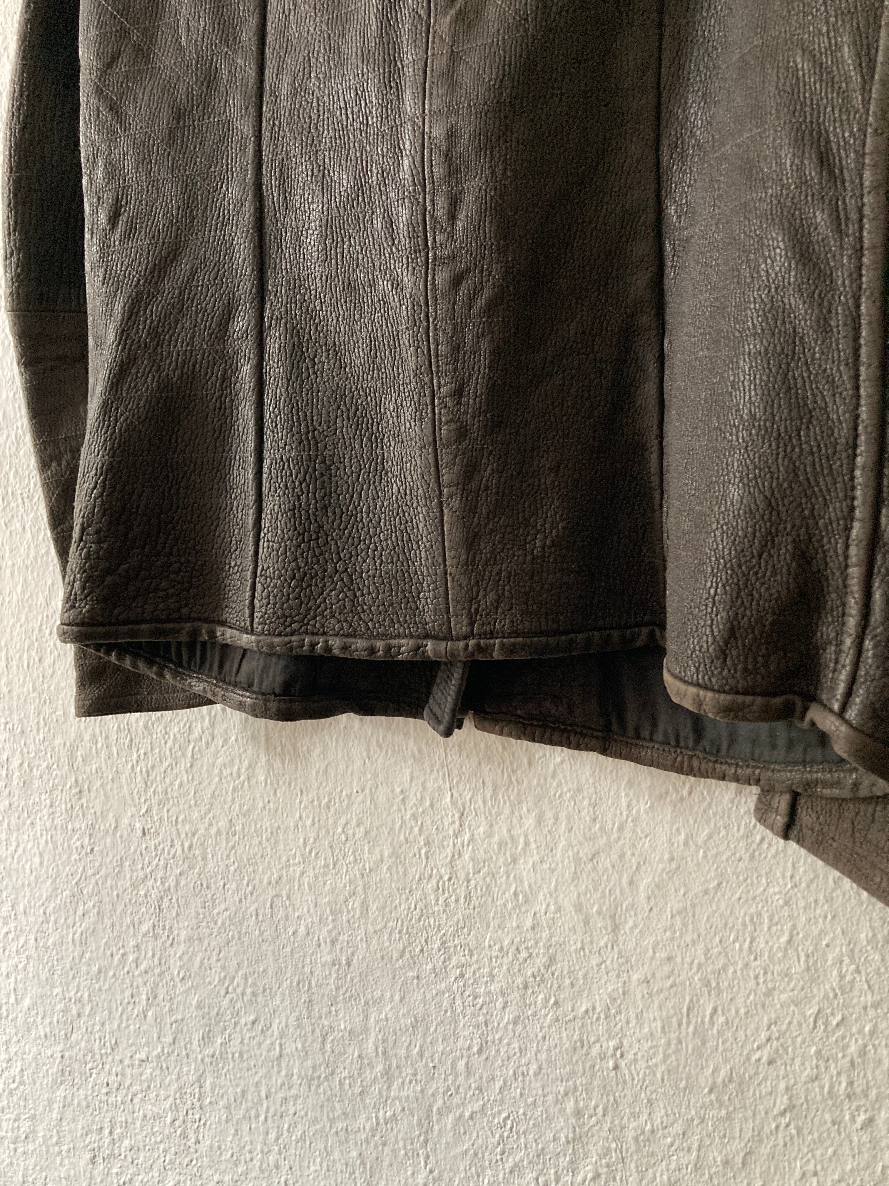 F/W 05 "MOOG" Heavy Lamb Leather Biker Jacket