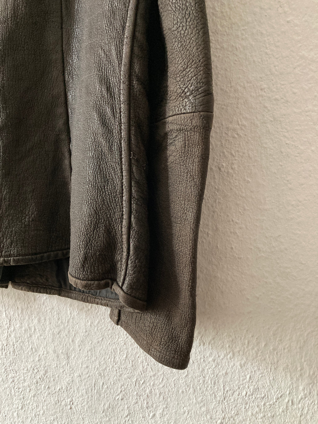 F/W 05 "MOOG" Heavy Lamb Leather Biker Jacket