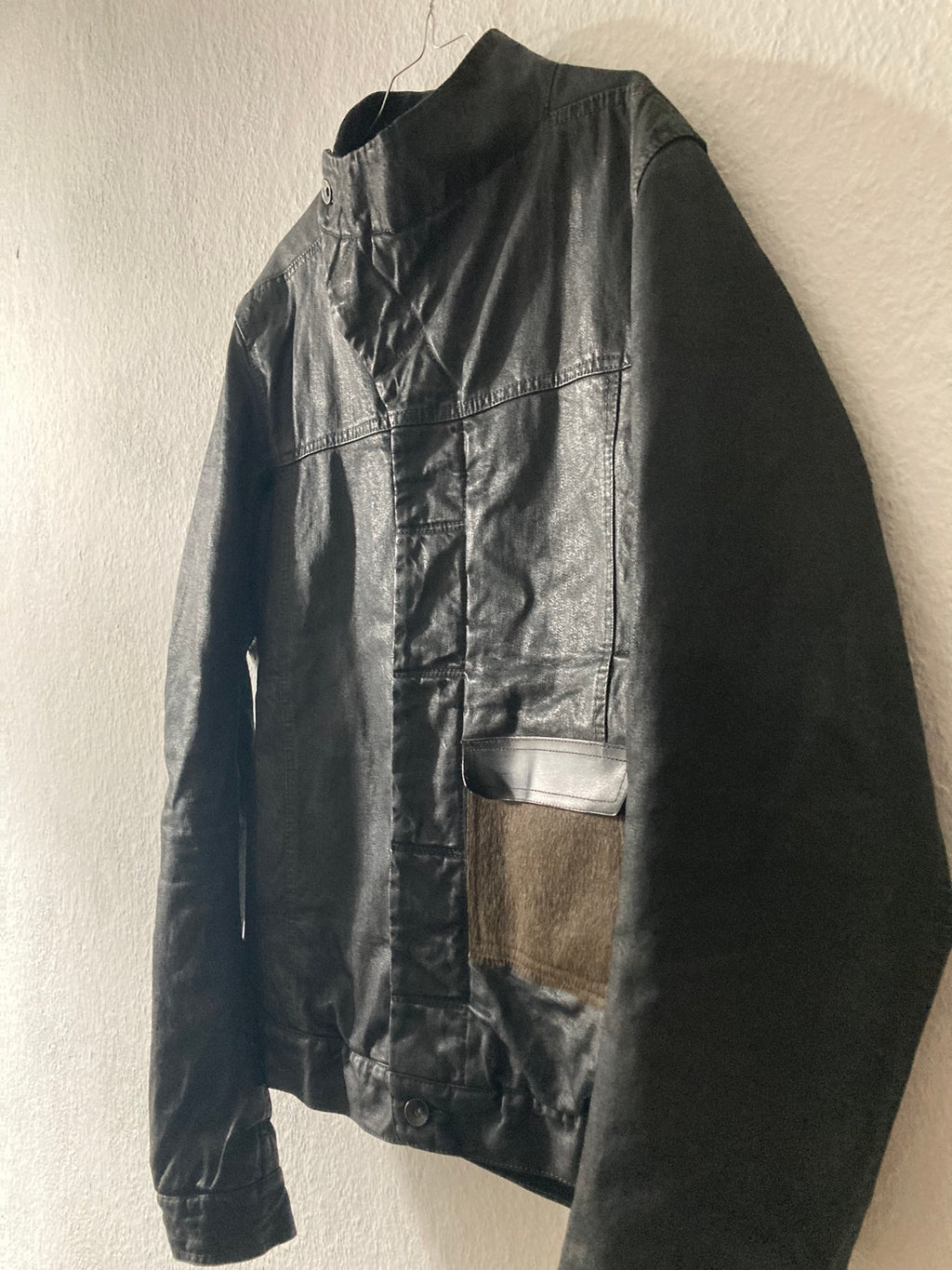 F/W 15 "SPHINX" Waxed Padded Slave Jacket Rick Owens