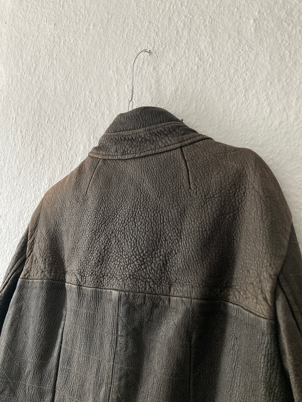 F/W 05 "MOOG" Heavy Lamb Leather Biker Jacket