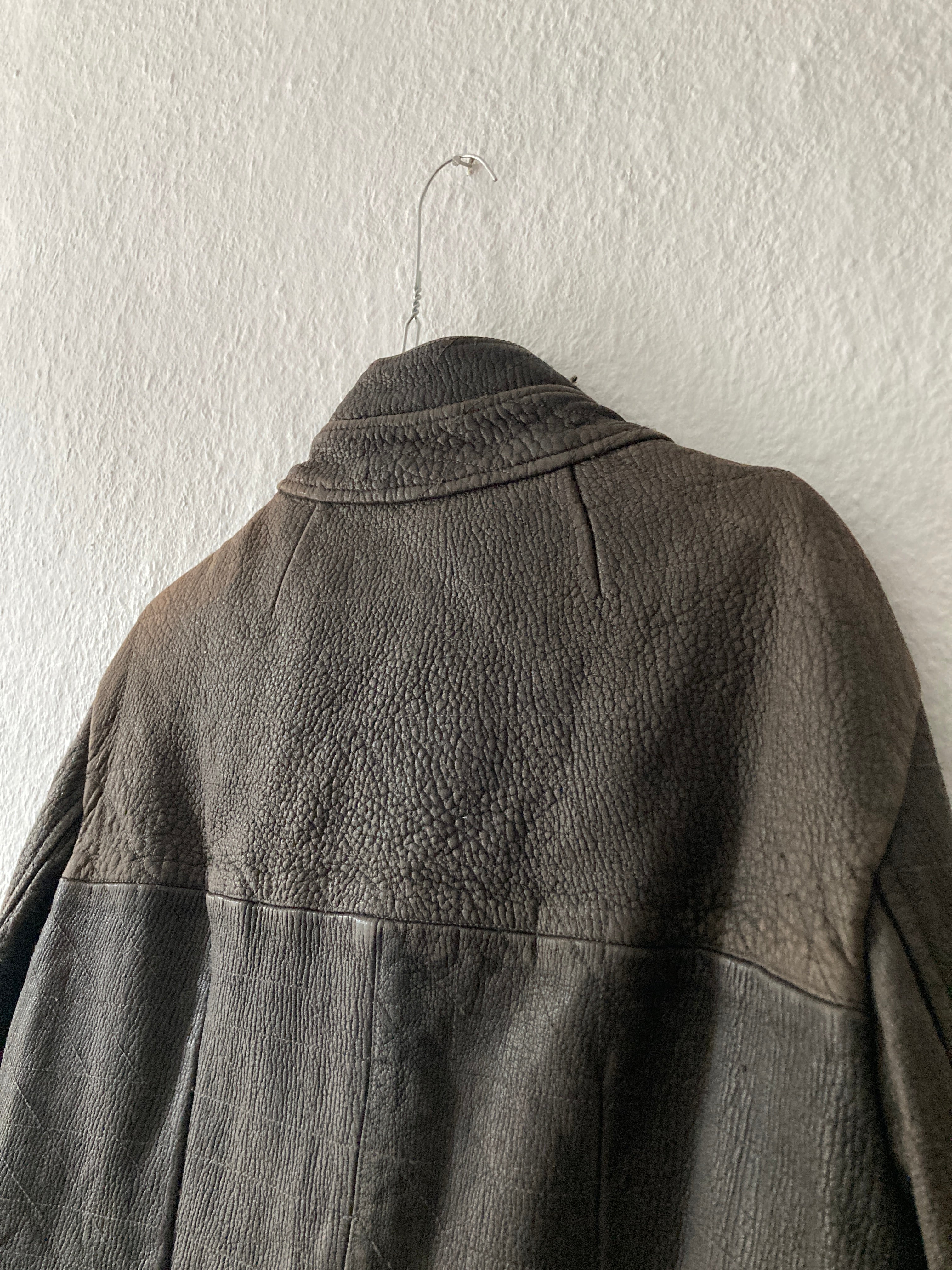 F/W 05 "MOOG" Heavy Lamb Leather Biker Jacket