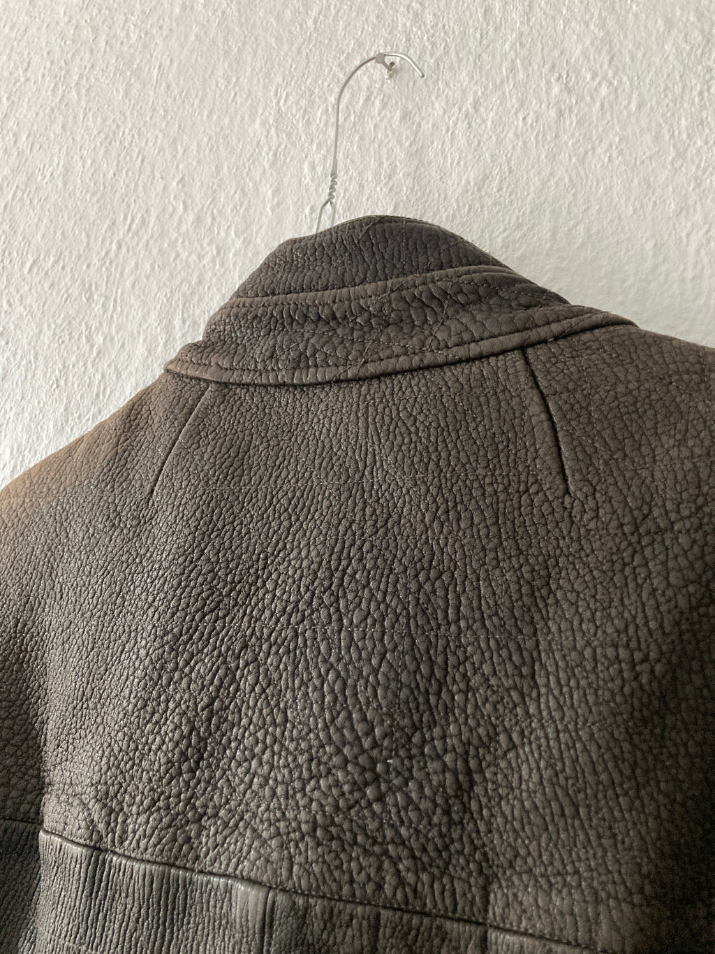 F/W 05 "MOOG" Heavy Lamb Leather Biker Jacket