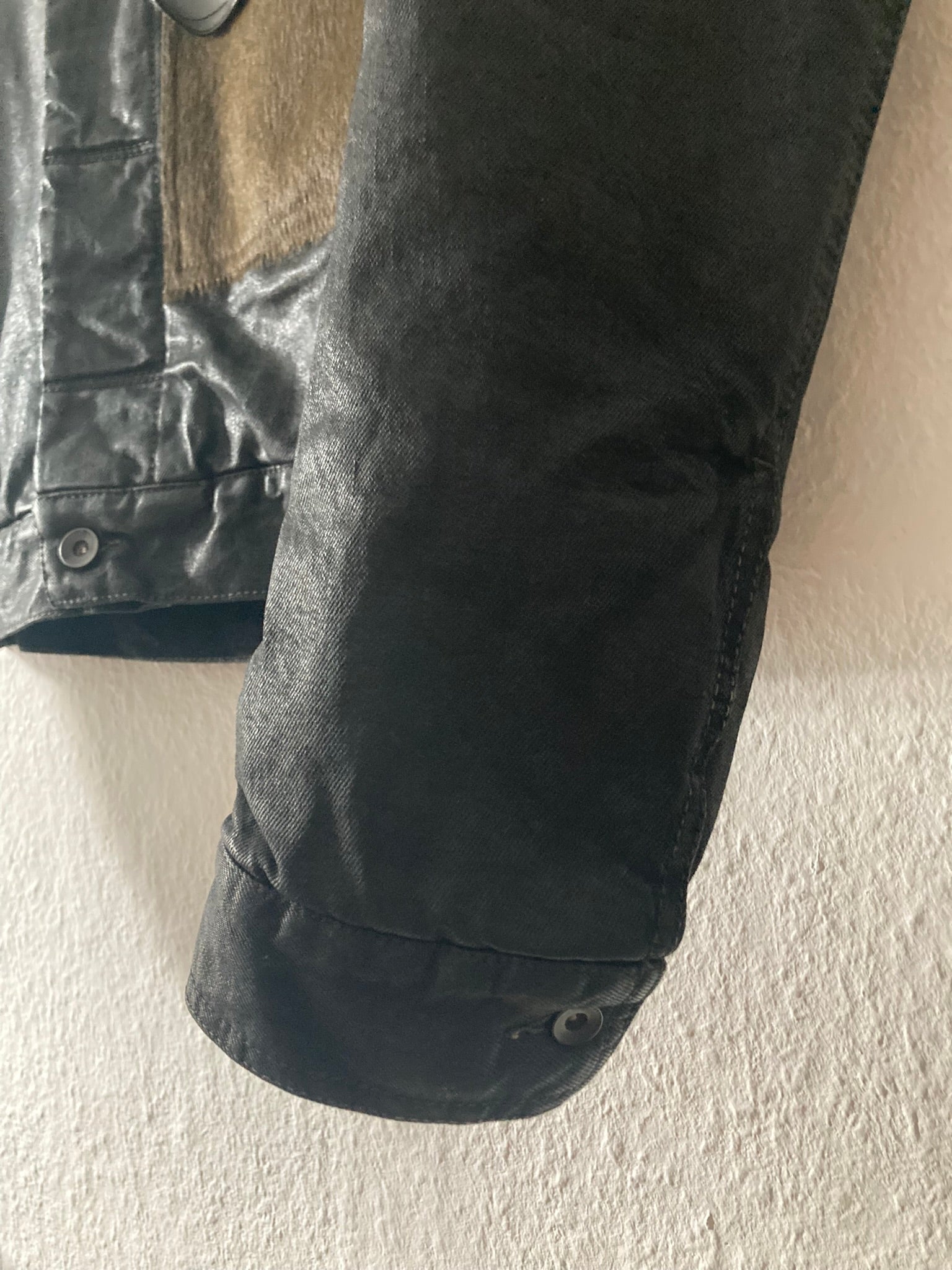 F/W 15 "SPHINX" Waxed Padded Slave Jacket Rick Owens