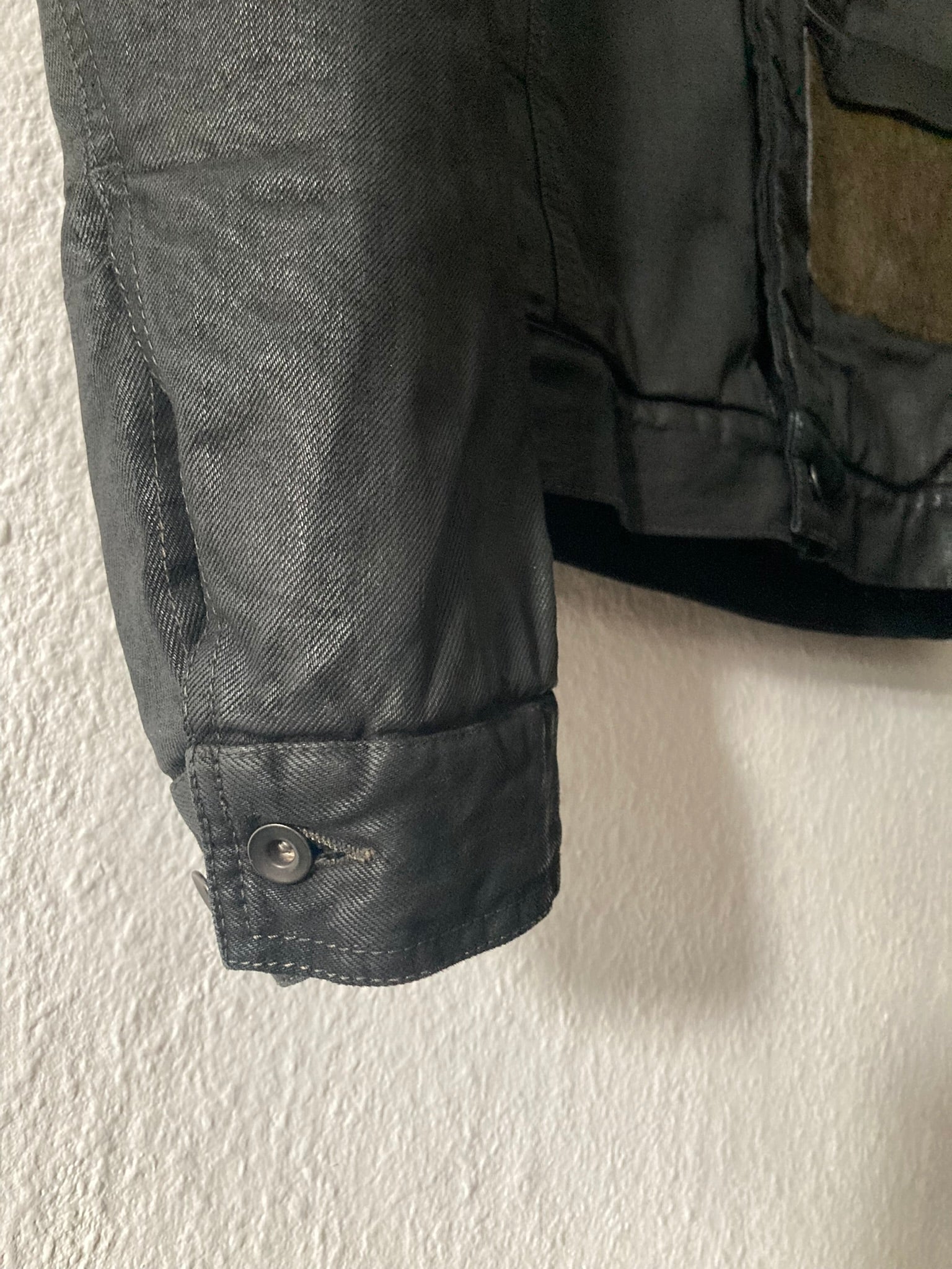 F/W 15 "SPHINX" Waxed Padded Slave Jacket Rick Owens