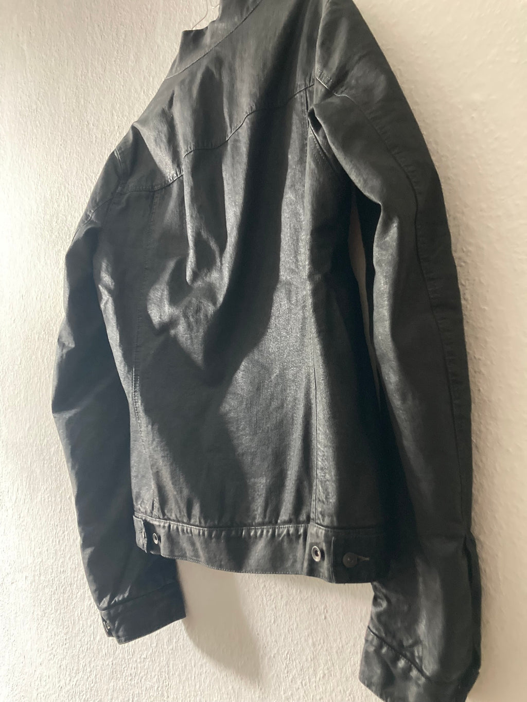 F/W 15 "SPHINX" Waxed Padded Slave Jacket Rick Owens
