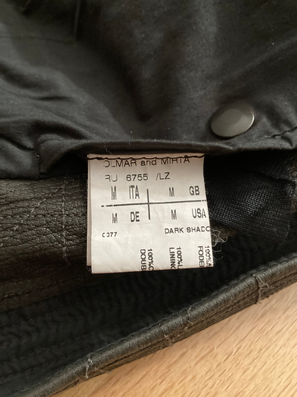 F/W 05 "MOOG" Heavy Lamb Leather Biker Jacket