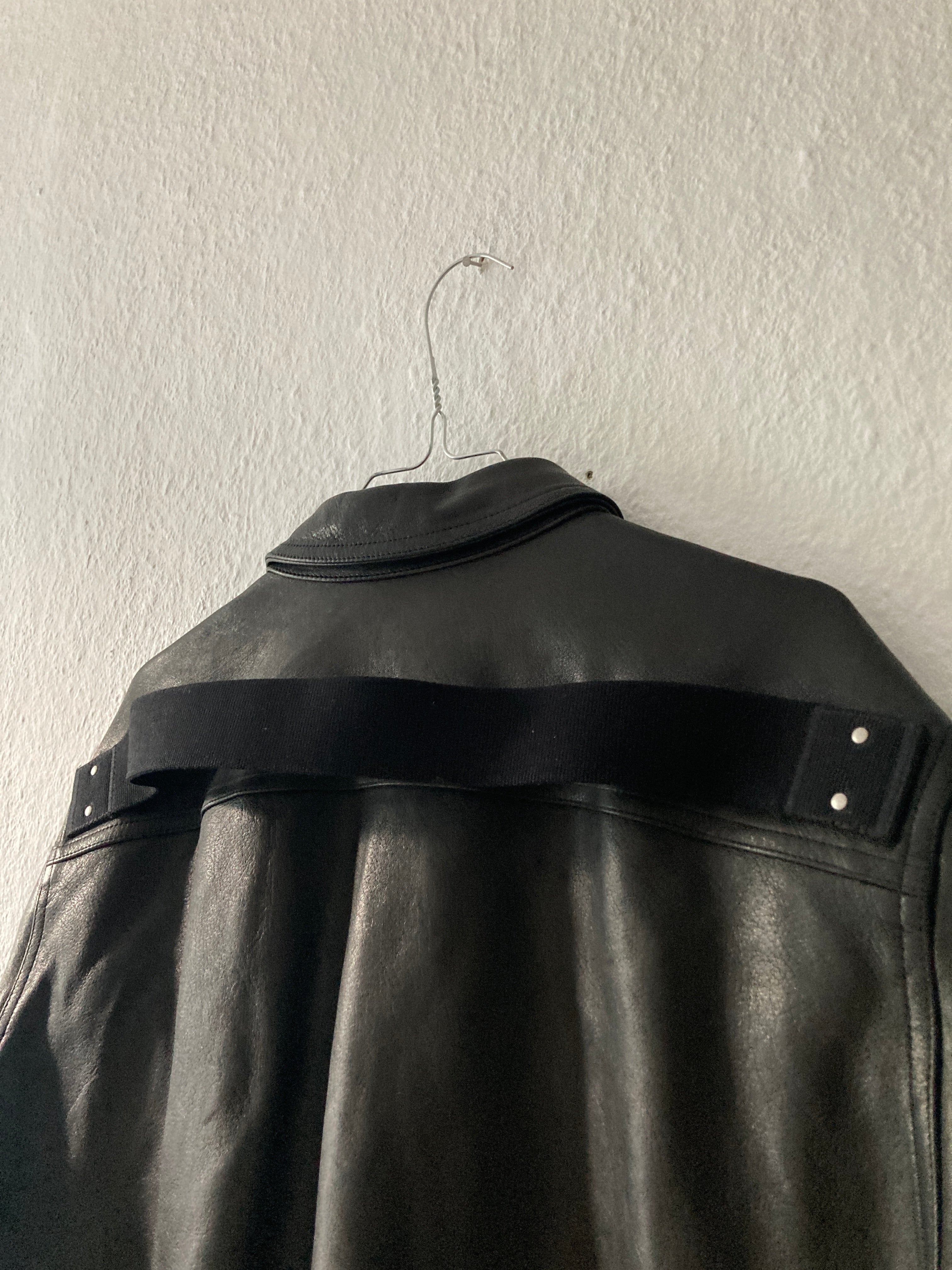 F/W 25 "CONCORDIANS" Lamb Leather Shirt Jacket Rick Owens IT54/L