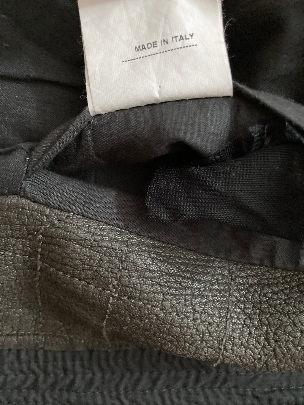 F/W 05 "MOOG" Heavy Lamb Leather Biker Jacket