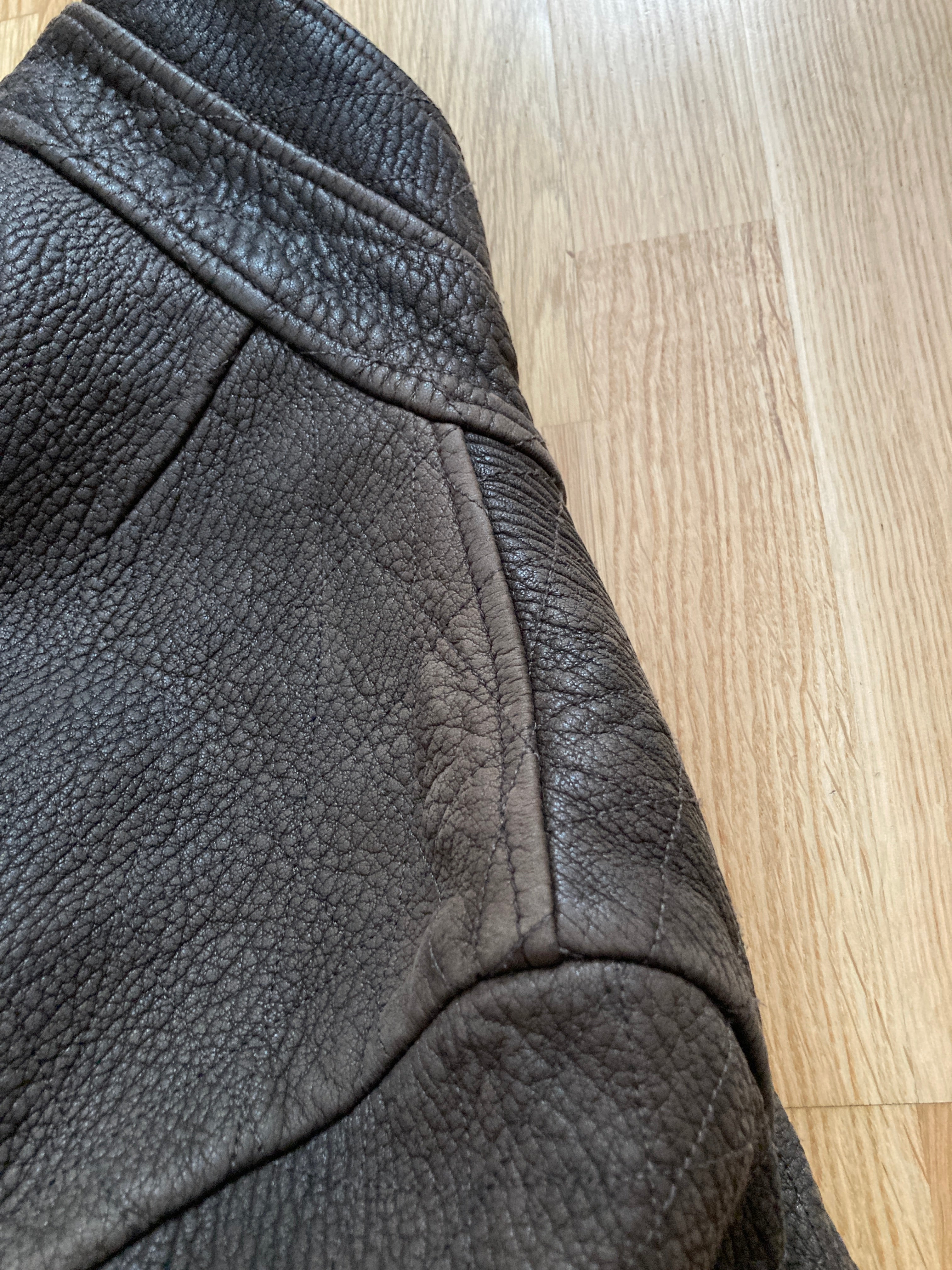 F/W 05 "MOOG" Heavy Lamb Leather Biker Jacket