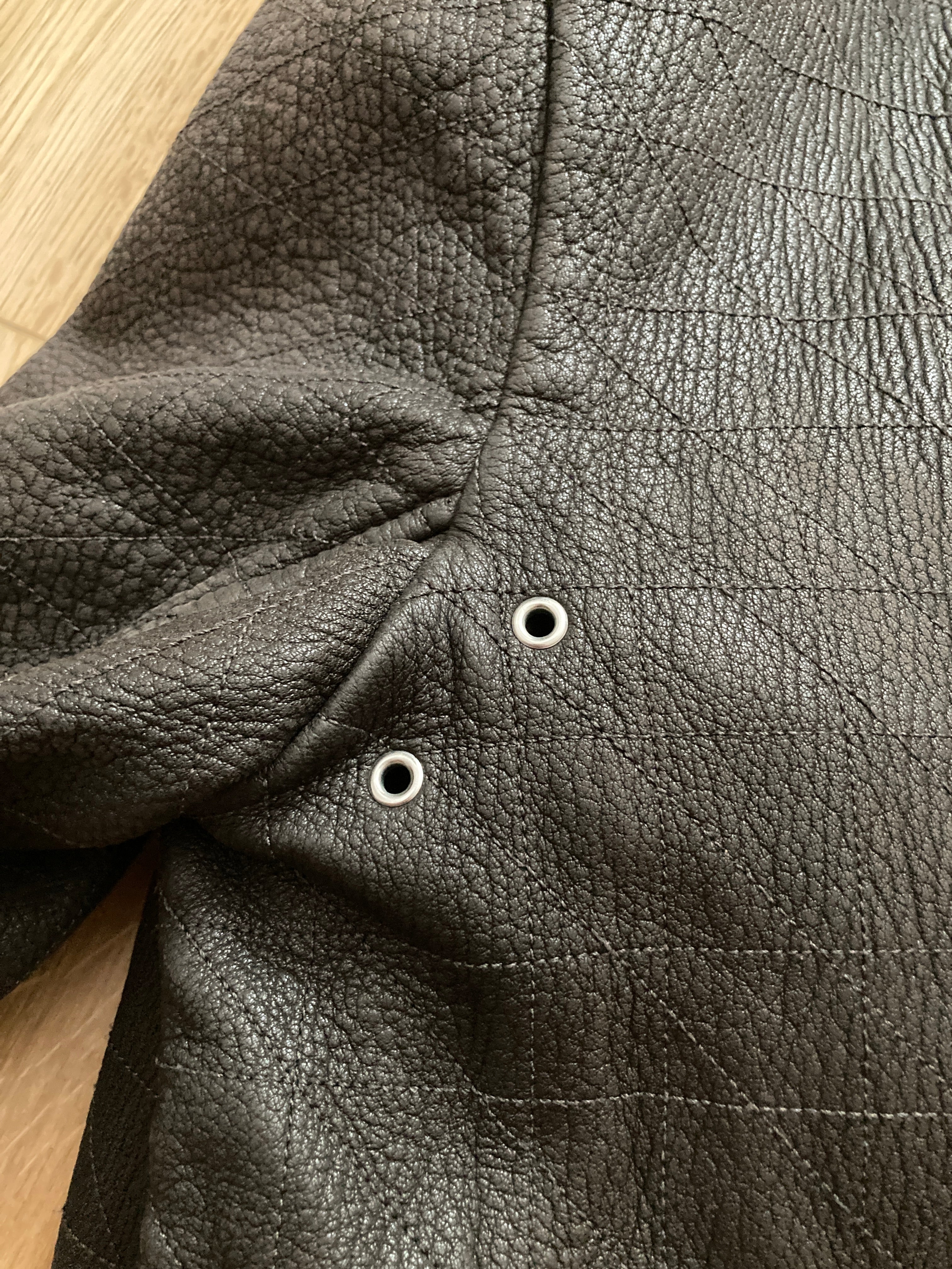 F/W 05 "MOOG" Heavy Lamb Leather Biker Jacket